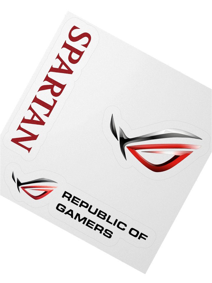 SPARTAN x ROG Power Sticker Pack (3" x 3") product image (3)