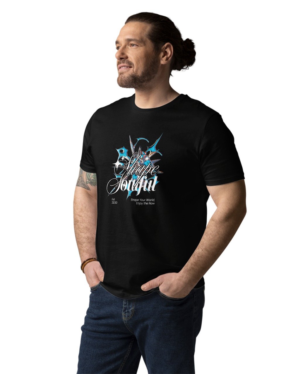 Shape Soulful Premium Organic Cotton Unisex T-Shirt Stanley/Stella STTU169 product image (4)
