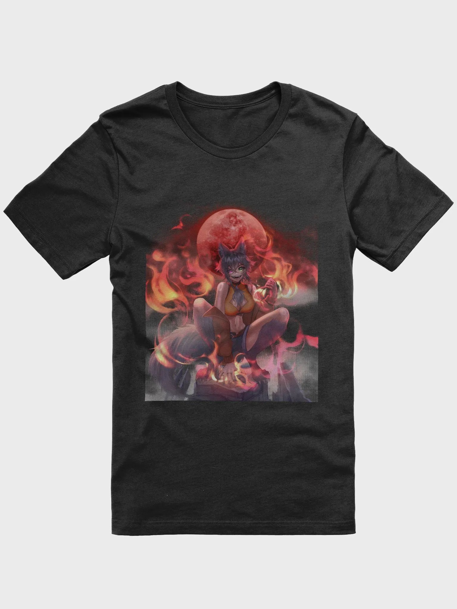 WolfcatRisi Big Bad Wolfcat Supersoft Tshirt product image (1)