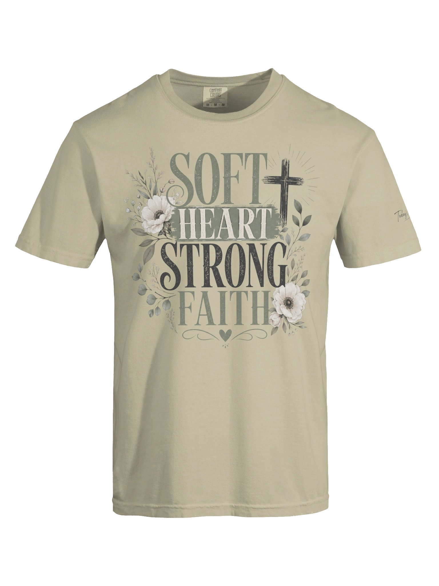 Soft Heart Strong Faith Tee product image (70)