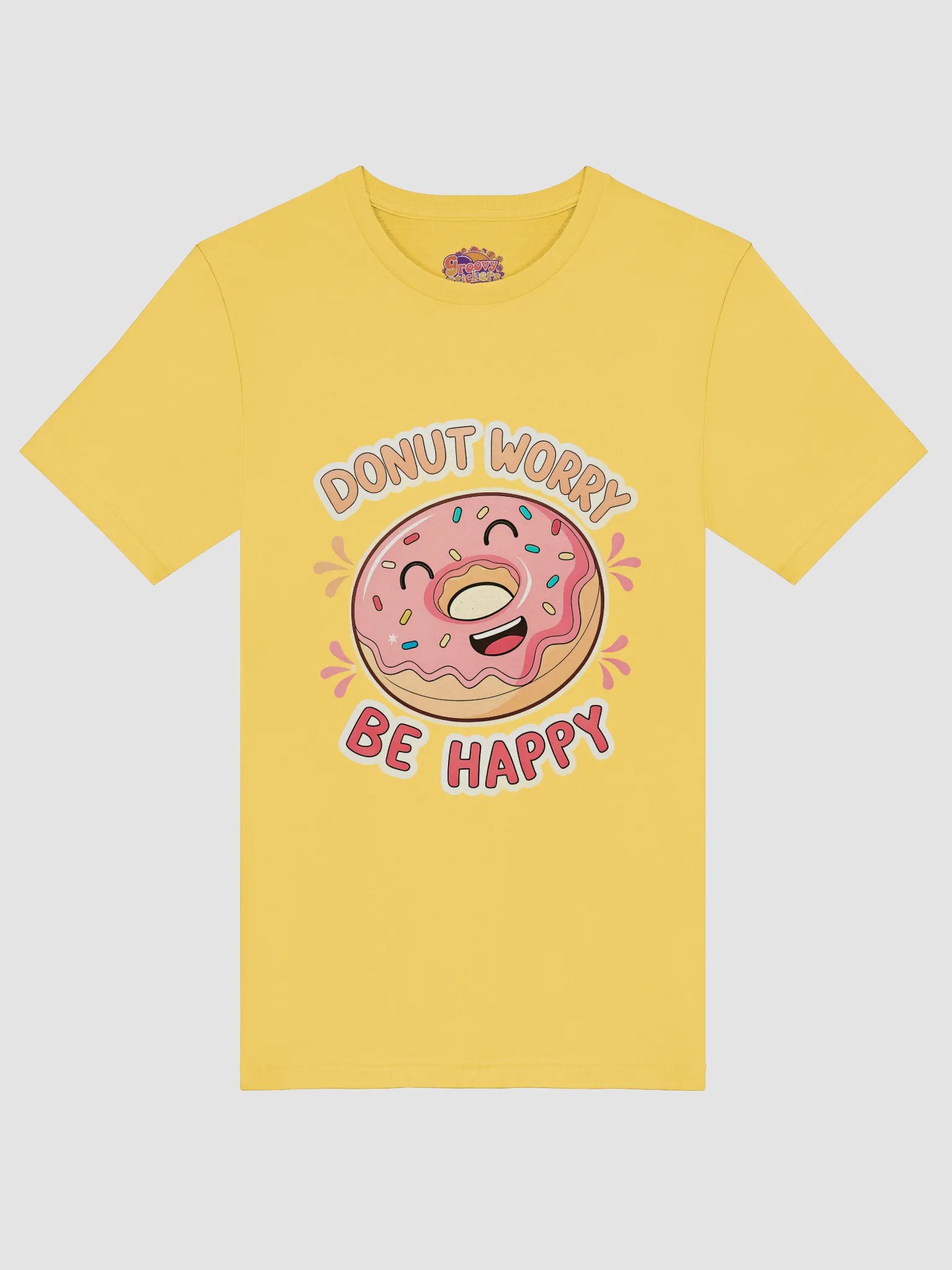 Donut Worry Be Happy T-shirt product image (3)