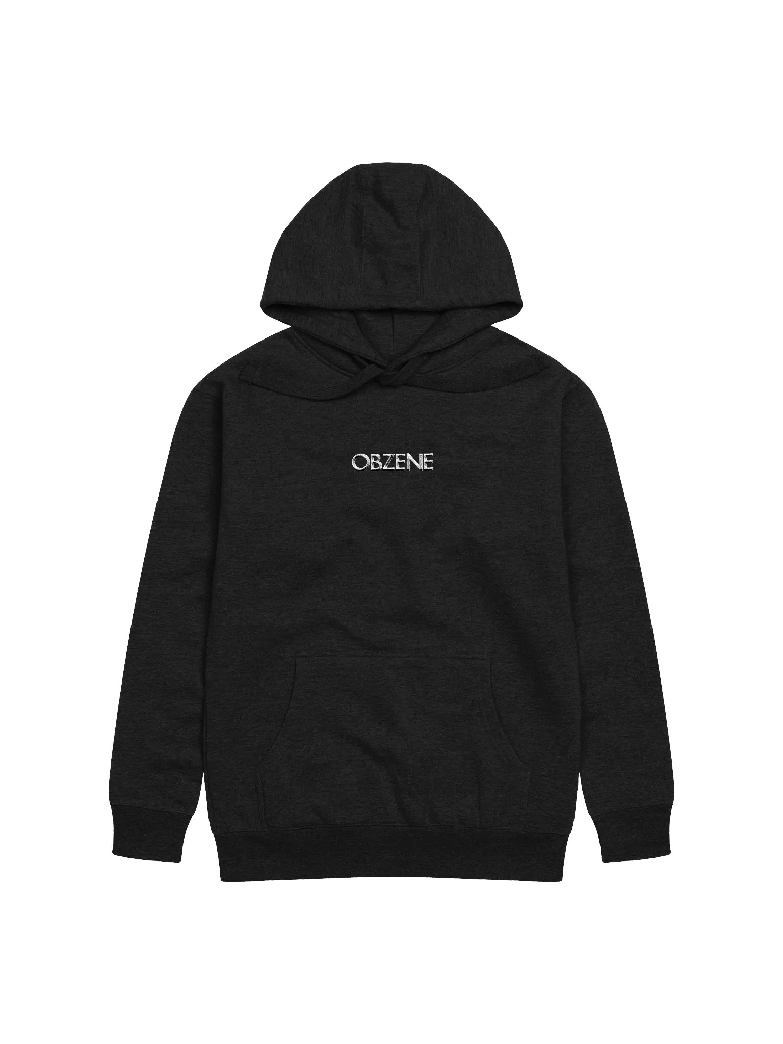 The Minimalist Hoodie - BLACK HOODIE EMBROIDERED LOGO product image (1)