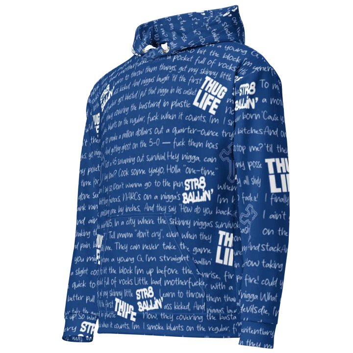 Str8 Ballin' - 2Pac - BLUE - Unisex Hoodie product image (1)