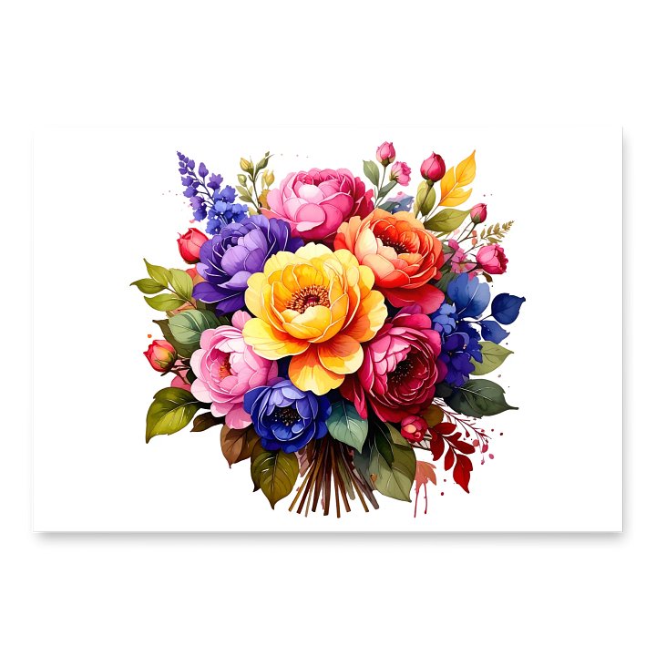 Columbia Road Market Vibrant Floral Wrapping Paper Set product image (2)