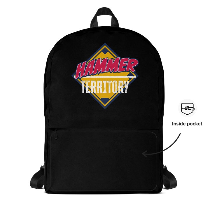 Yellow Infield Black Backpack product image (2)