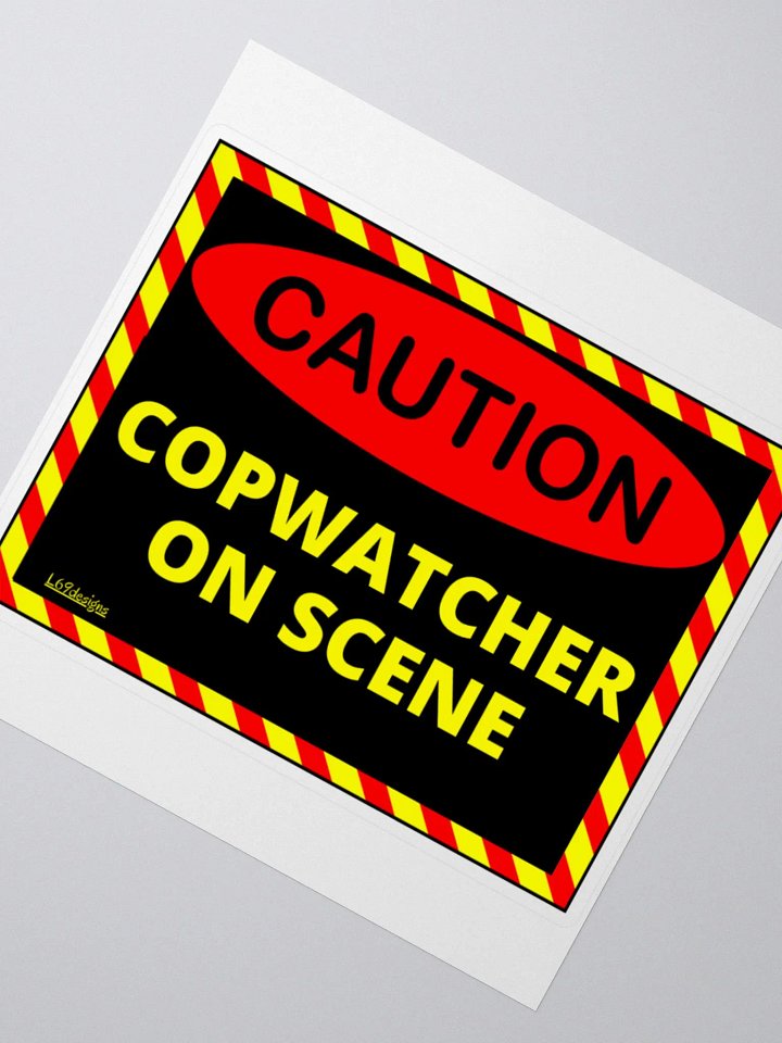 CAUTION : COPWATCHER ON SCENE product image (4)