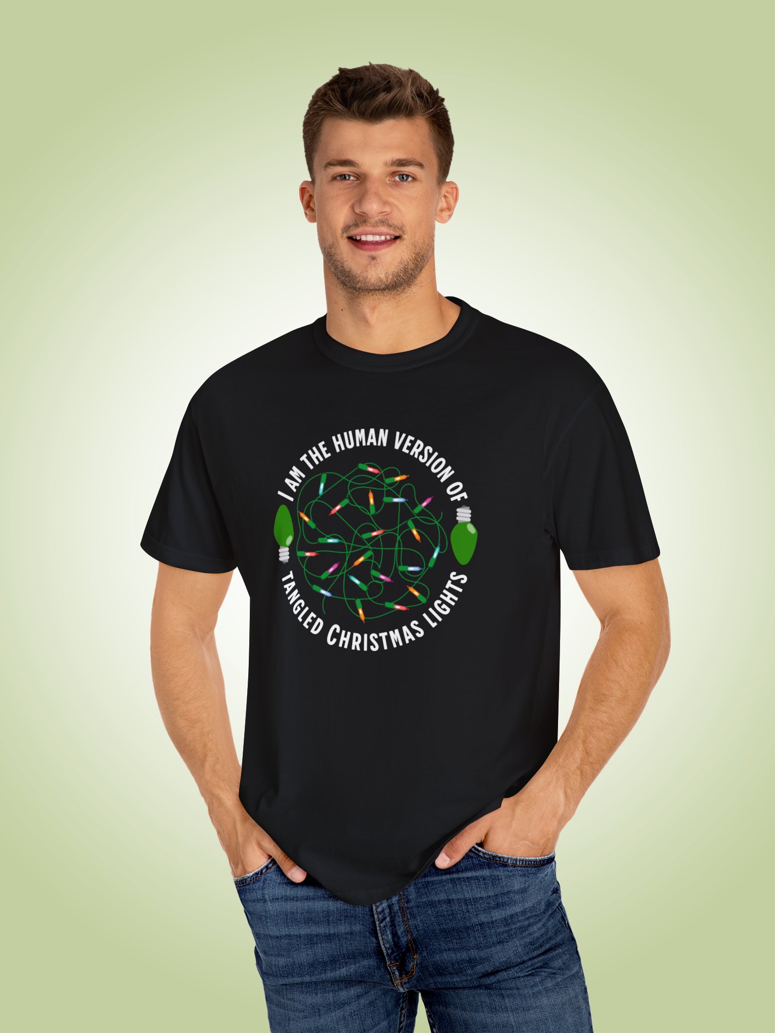 I Am The Human Version Of Tangled Christmas Lights product image (1)