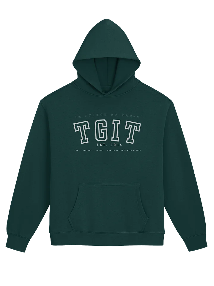 "TGIT In Rhimes We Trust" Oversized Hoodie product image (1)