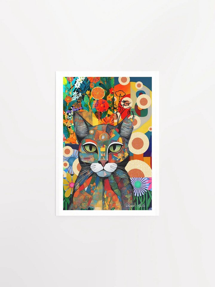 'Jardin Cat' by Edward Martin-Collage Print product image (5)