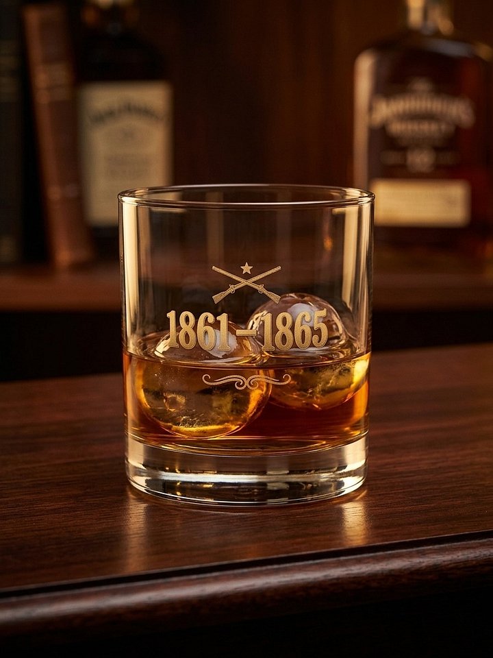 Civil War Whiskey Glass (1861–1865) – Rock Glass product image (2)