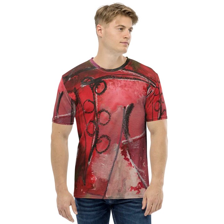 original painting by b.reters ink mixed media printed on tshirt product image (2)