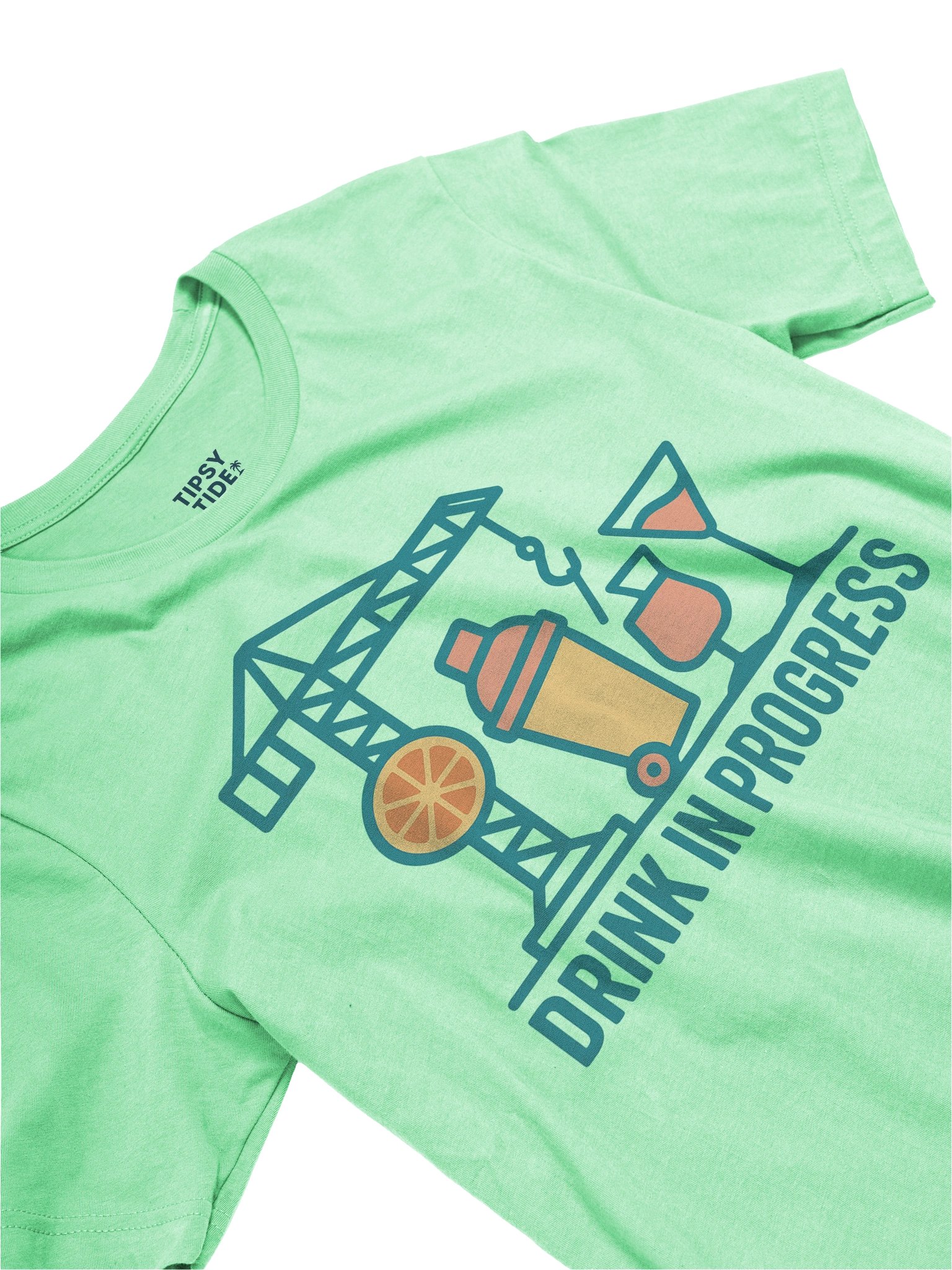 Cocktail Crane Graphic Tee product image (7)