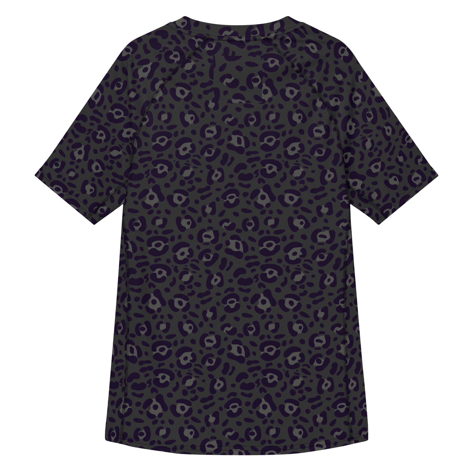 Leopard Print Men's Recycled Rash Guard for Active Wear product image (2)