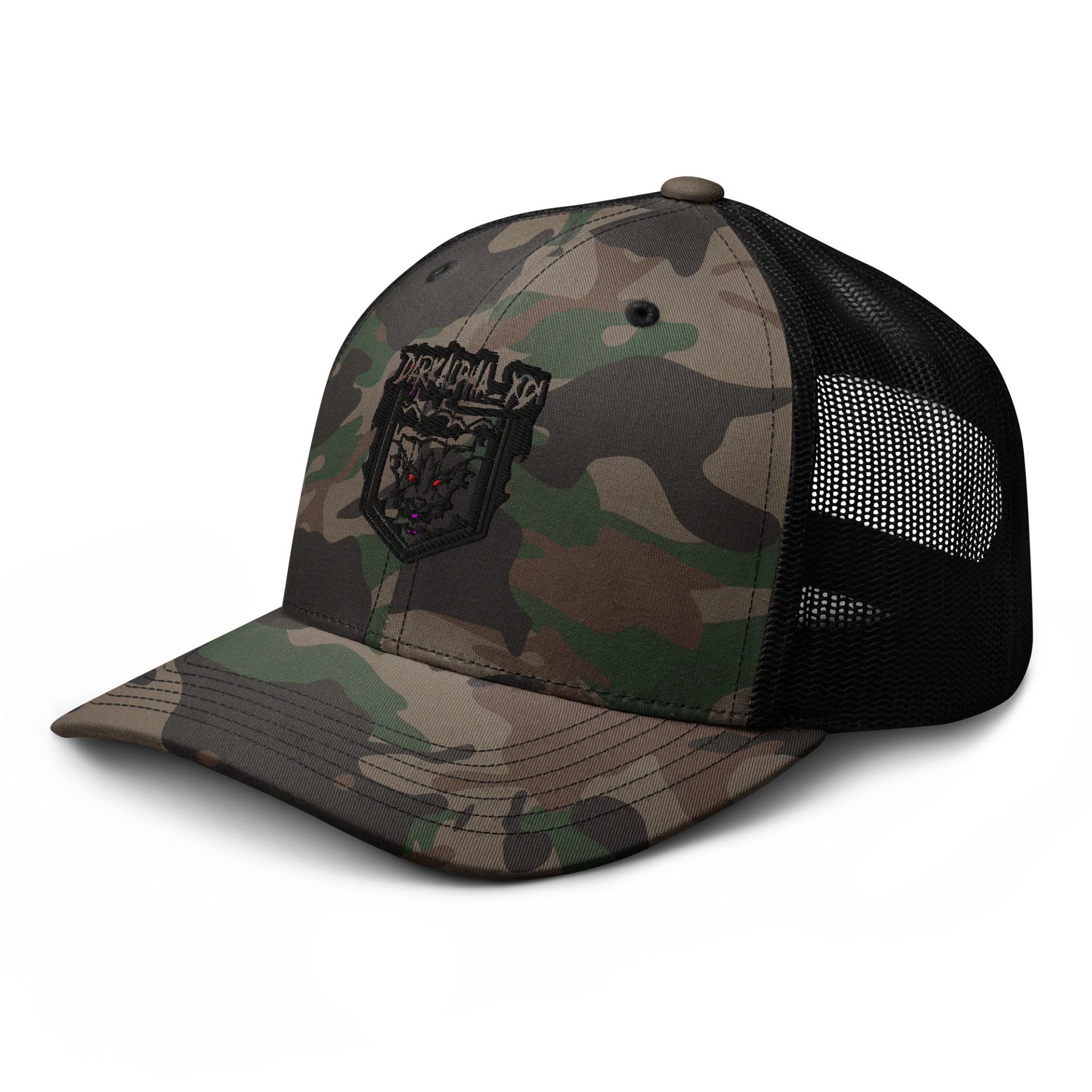 DARKALPHA CAMO TRUCKER HAT product image (6)