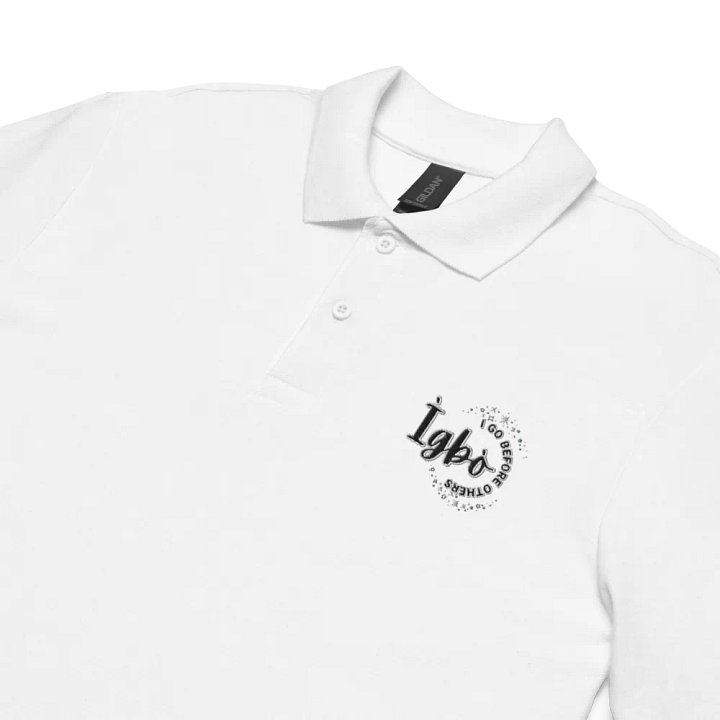 IGBO Heritage Unisex Light Pique Polo Shirt product image (2)
