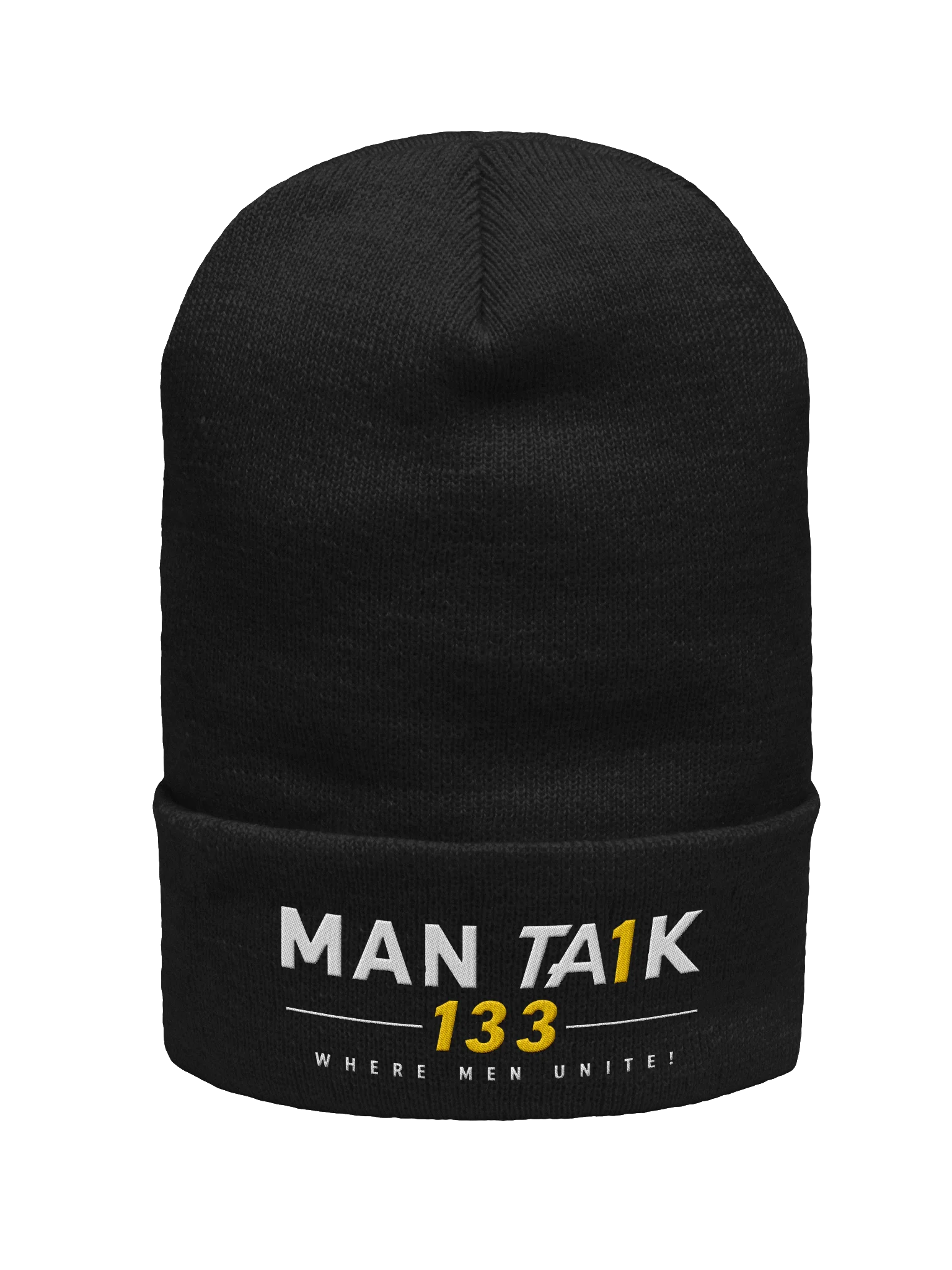 Man Ta1k 133 “Where Men Unite!” Brotherhood Knit Toboggan product image (1)