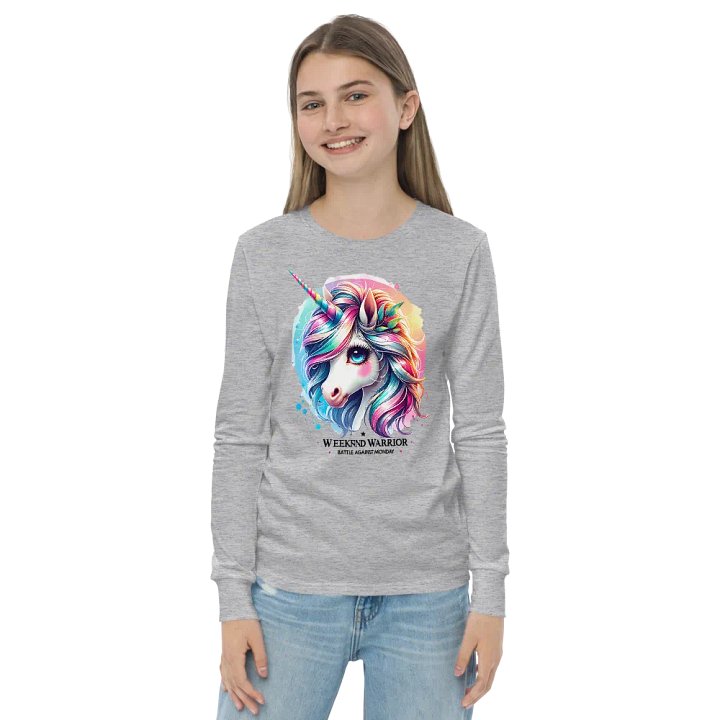 Enchanted Unicorn Youth Long Sleeve T-Shirt product image (2)
