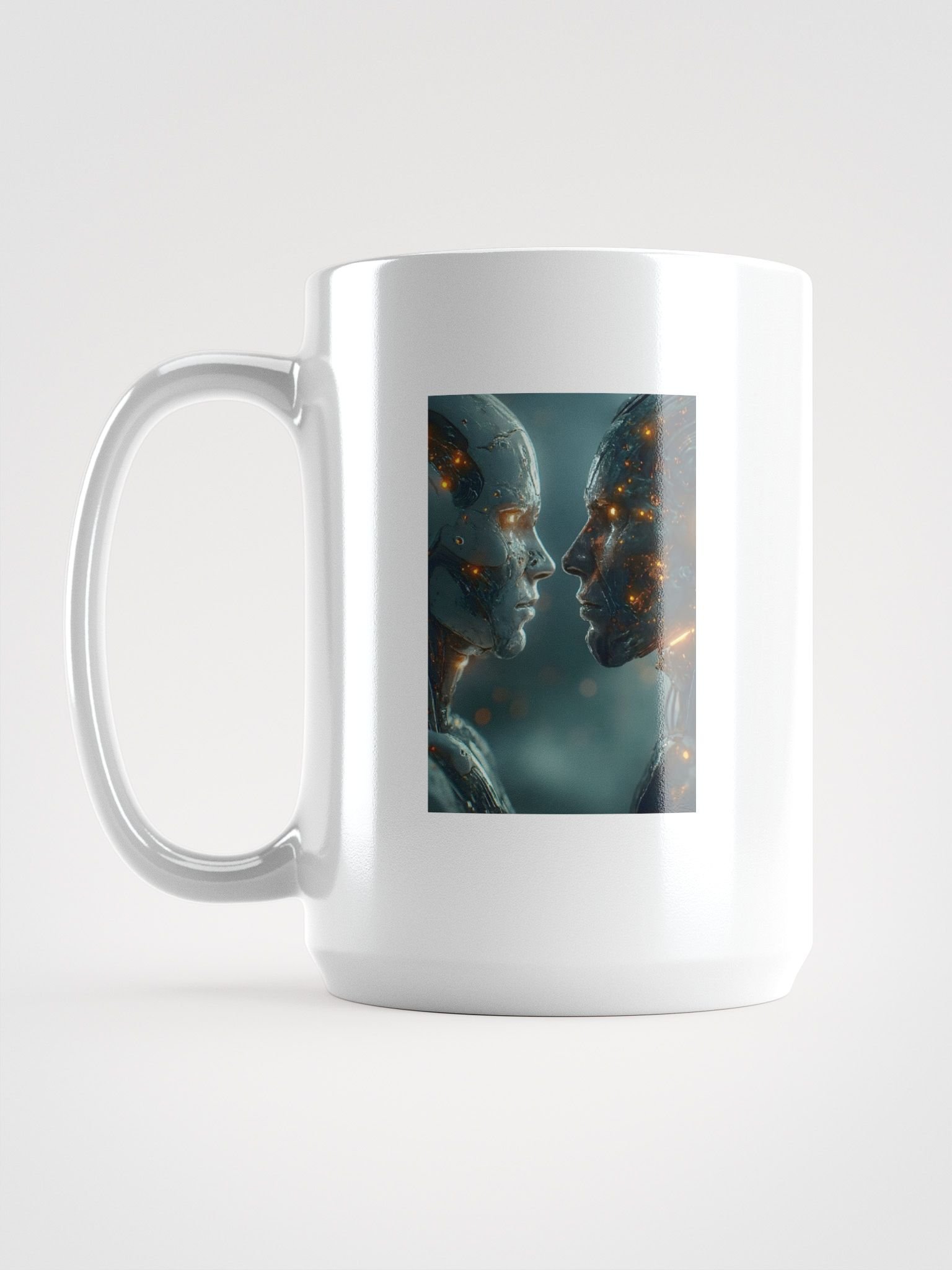 Cybernetic Showdown Glossy Mug product image (1)