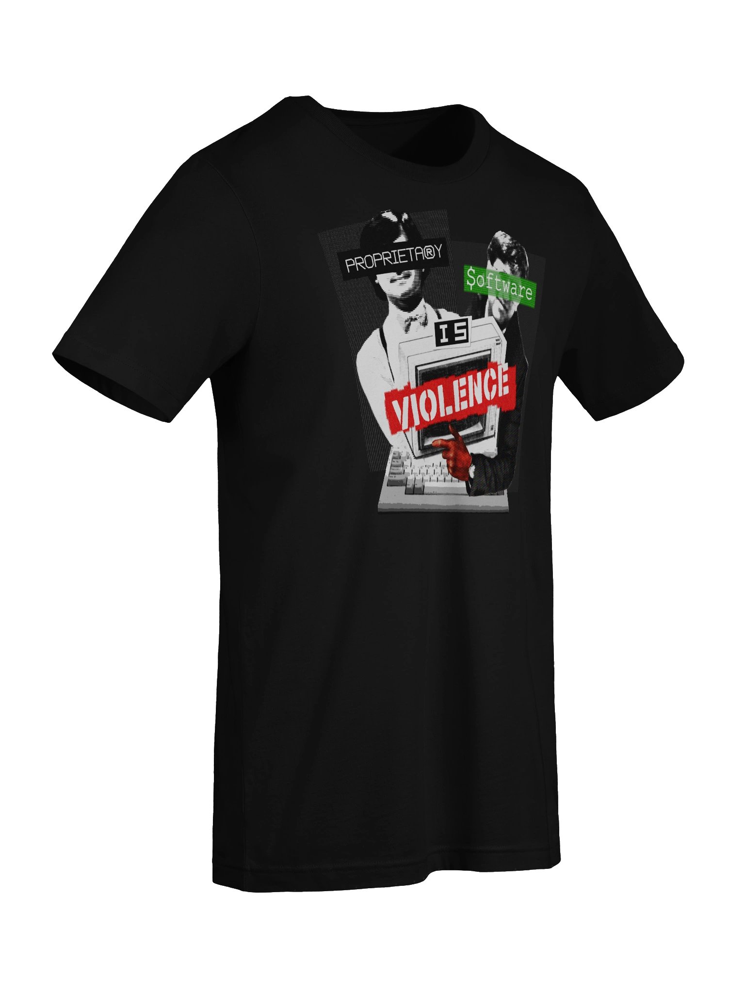 Proprietary Software is Violence "Women's" Cut Tee product image (67)