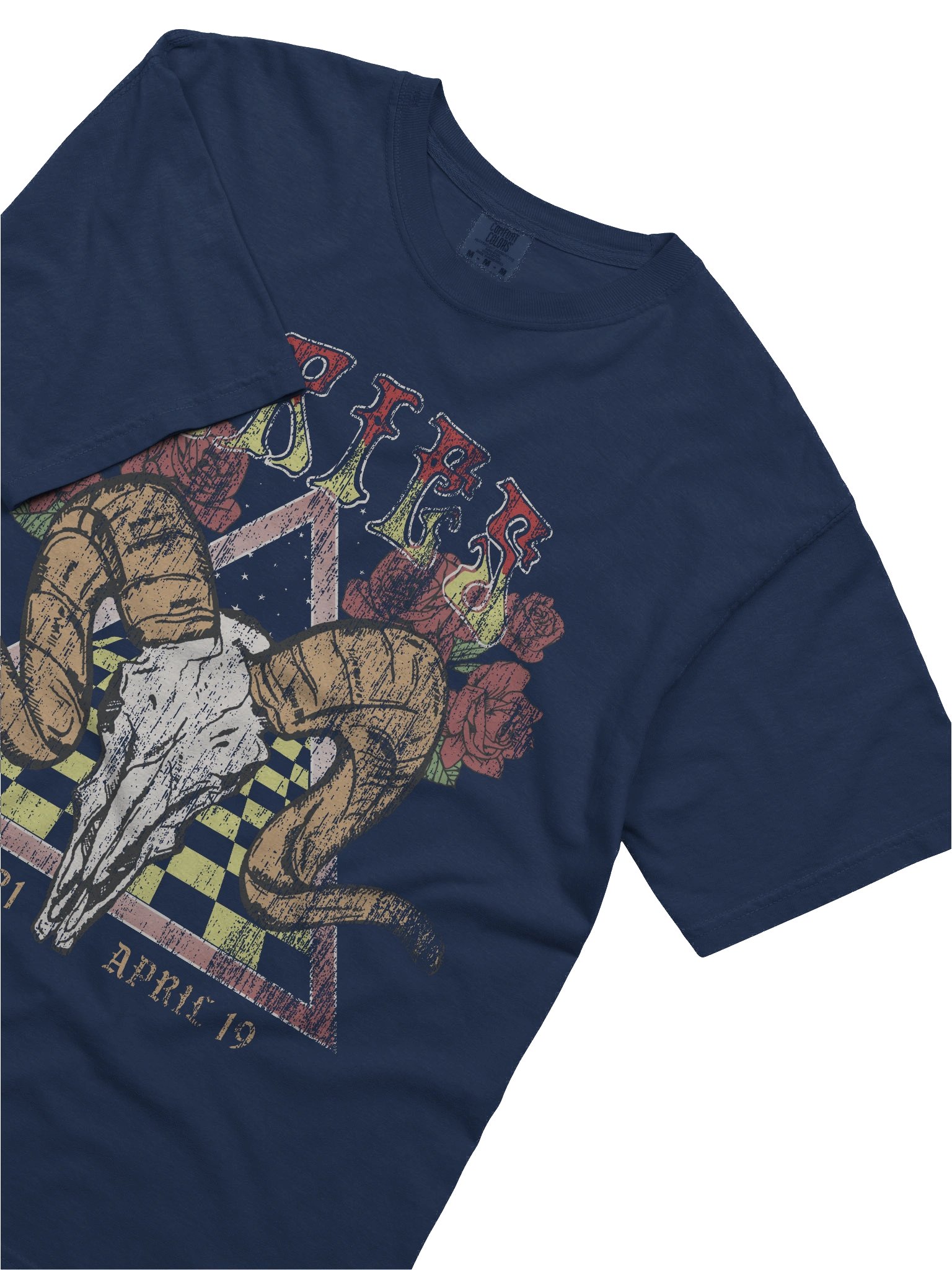 Aries Zodiac Shirt – March 21 to April 19 Vintage Astrology Graphic Tee product image (12)