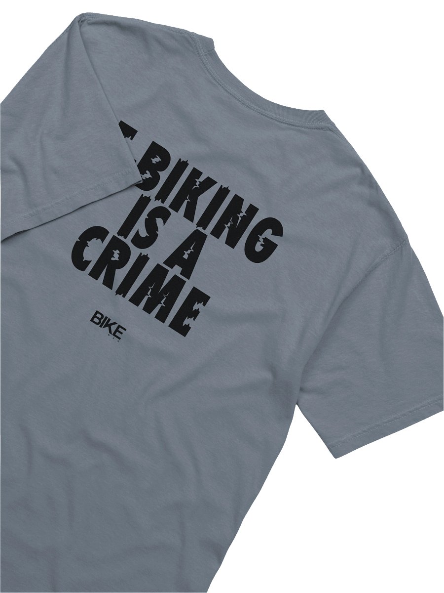 E-Biking is a Crime Shirt (Dark Logo) product image (26)