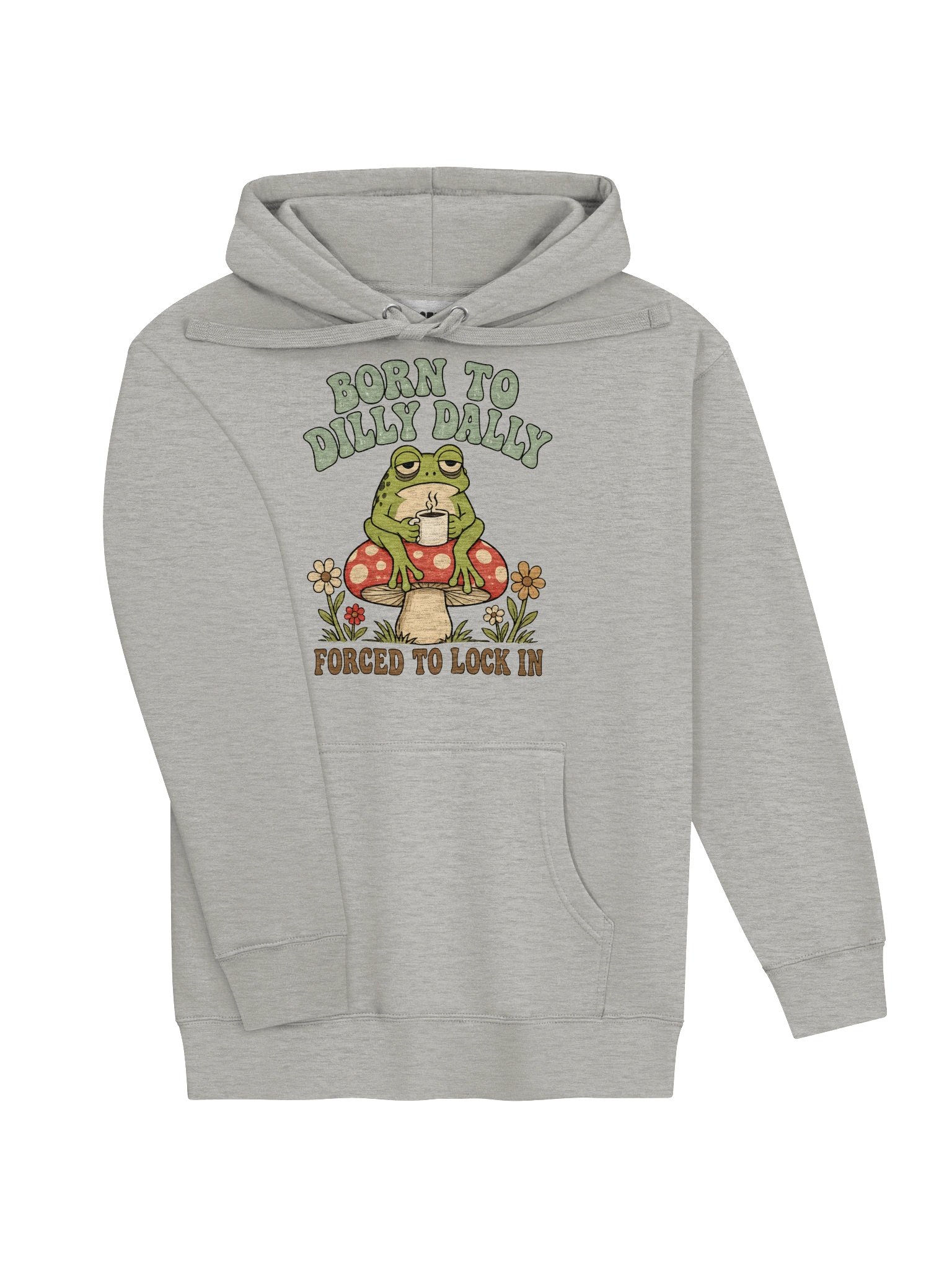 Born To Dilly Dally Frog Hoodie product image (40)