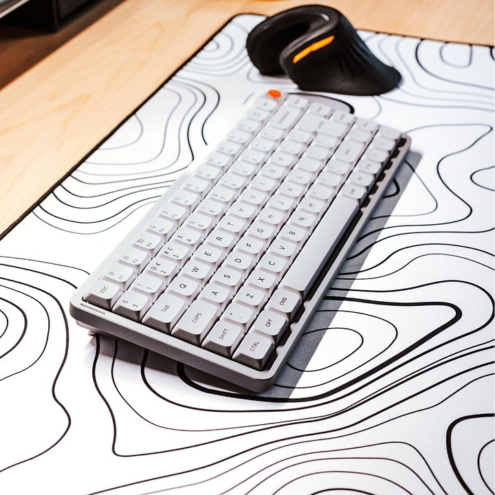 High Ground desk mat (black on white) product image (1)
