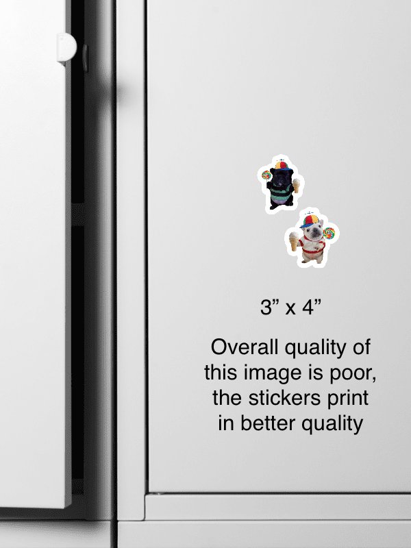 silly pibble pair stickers product image (5)