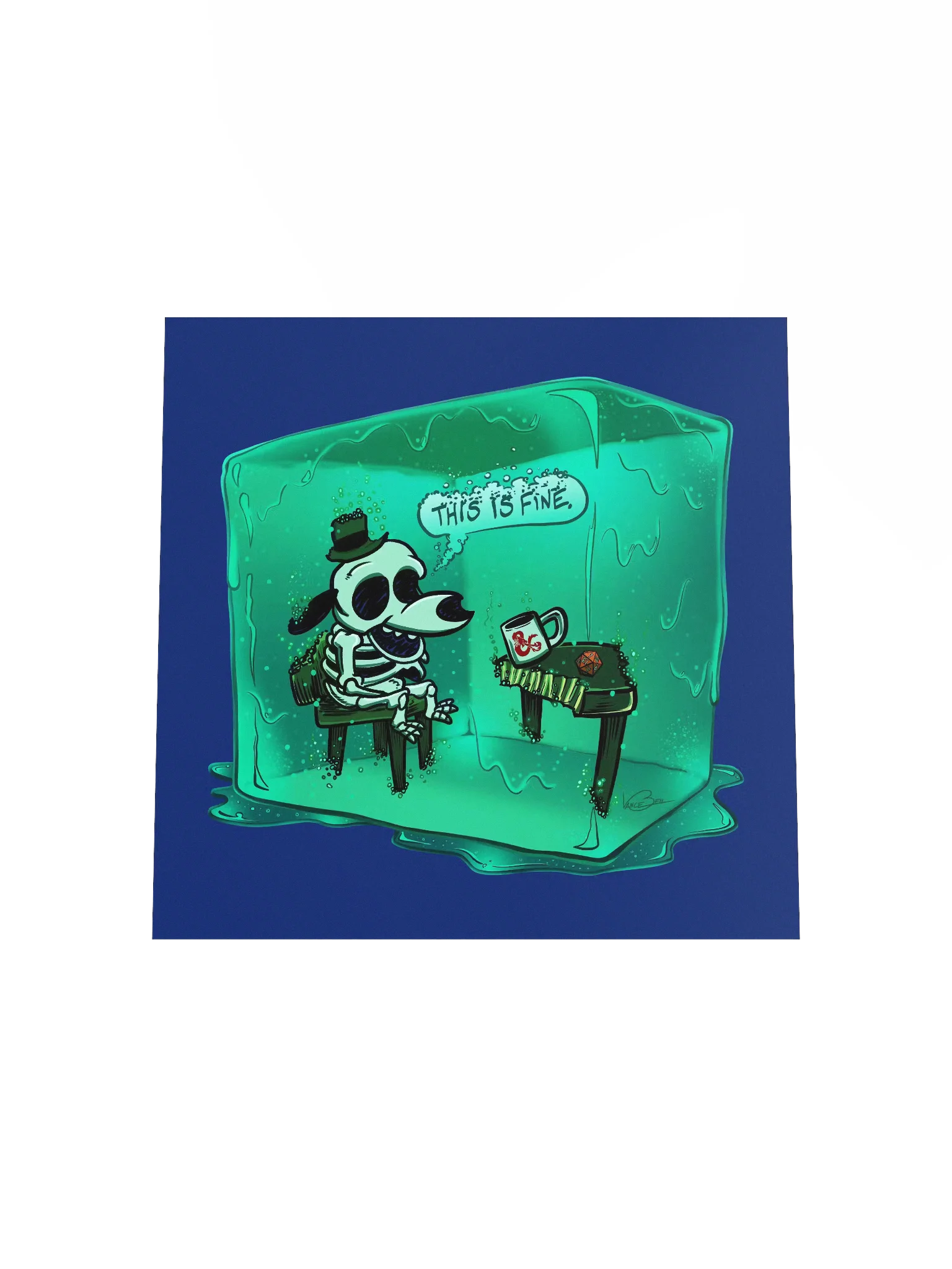The Gelatinous Optimist | Matte Poster Print product image (16)