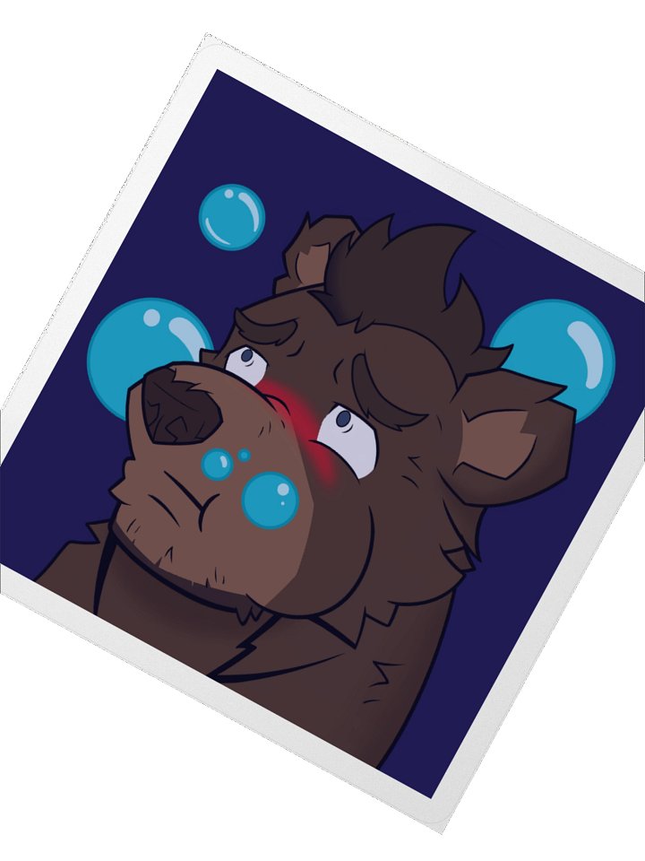 Ursonis Emote Jumbo Sticker - "Blub" product image (2)