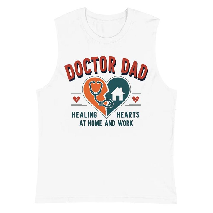Doctor Dad Healing Hearts Muscle Tank product image (2)
