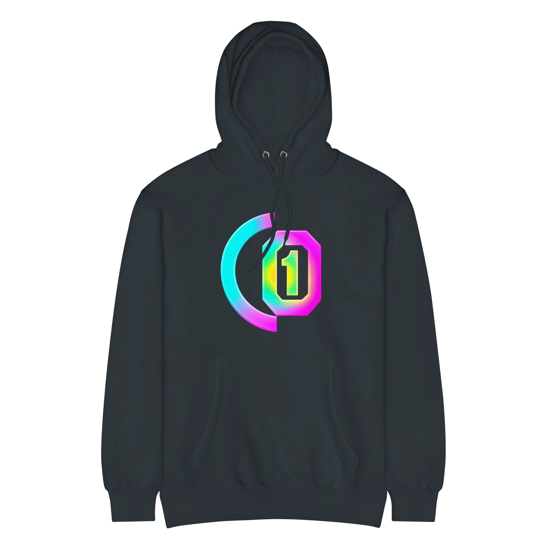 Neon Rainbow Number 1 Hoodie product image (6)