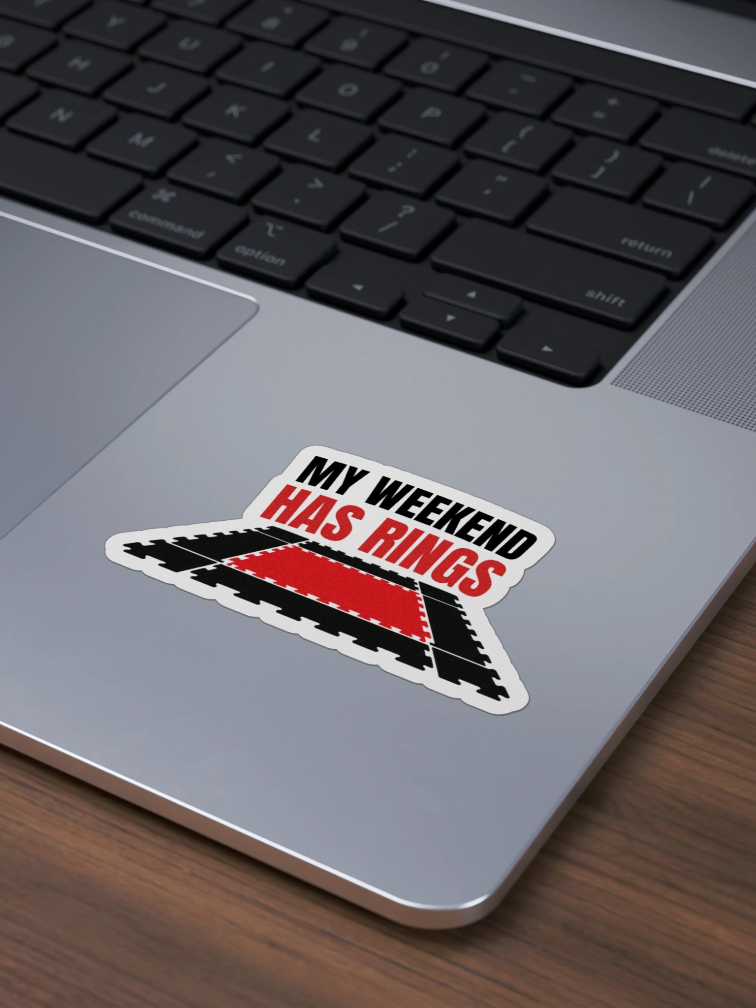 My Weekend Has Rings Die-Cut Sticker product image (6)