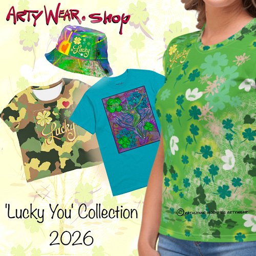 Green for Spring-Green for Irish-Green for Earth- Green for Life! Celebrate the Season...
ArtyWEAR.Shop
https://studiomoonfir...