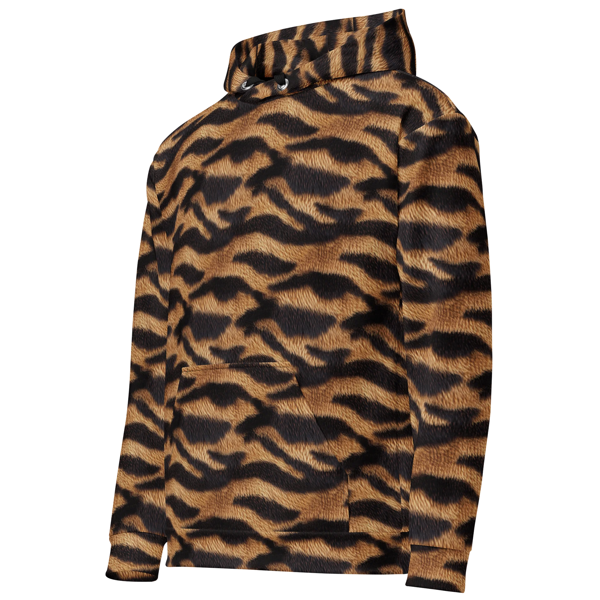 Trendy Bold Brown Leopard Print Unisex Hoodie product image (2)
