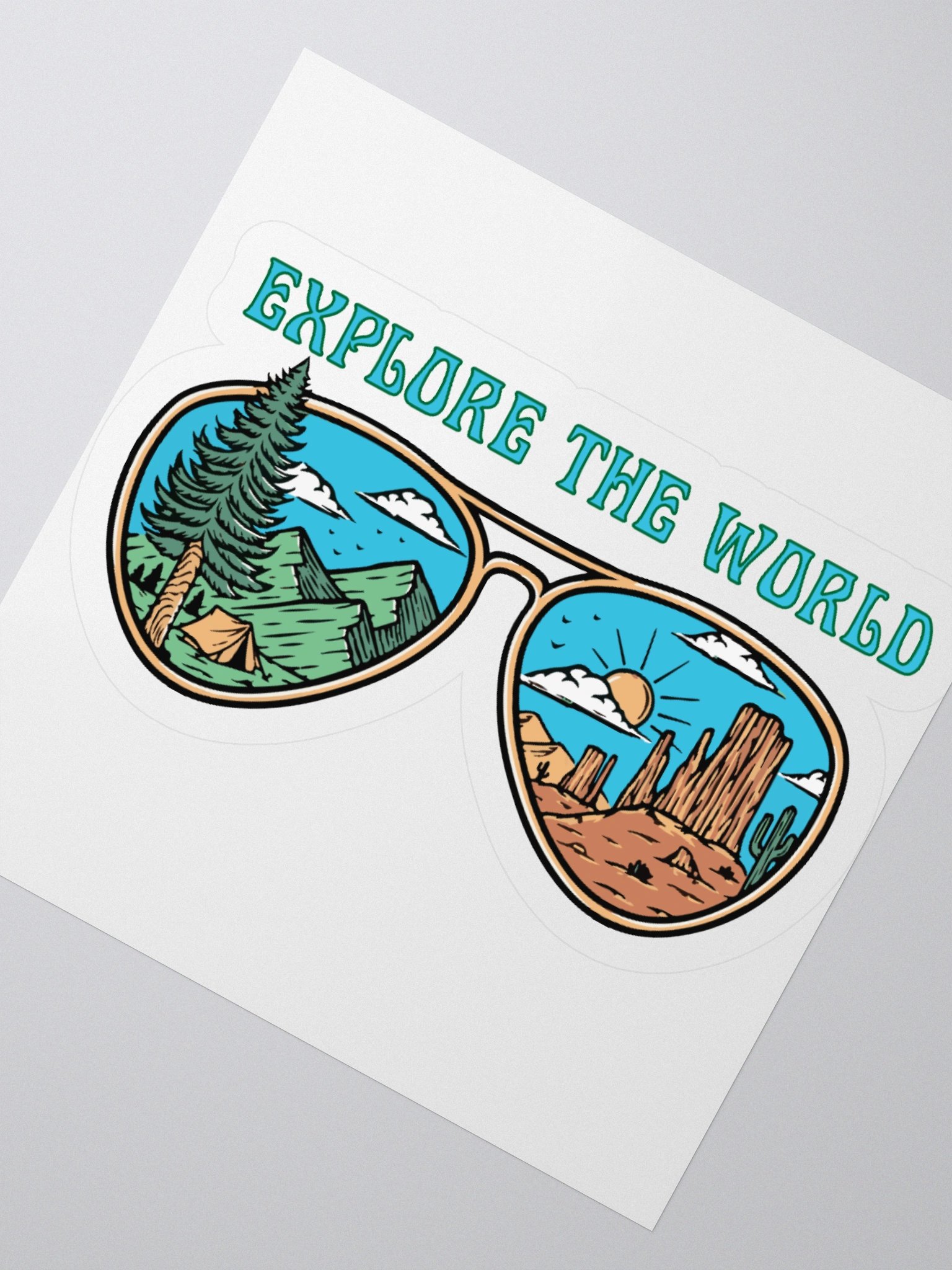 Explore The World Sticker product image (2)