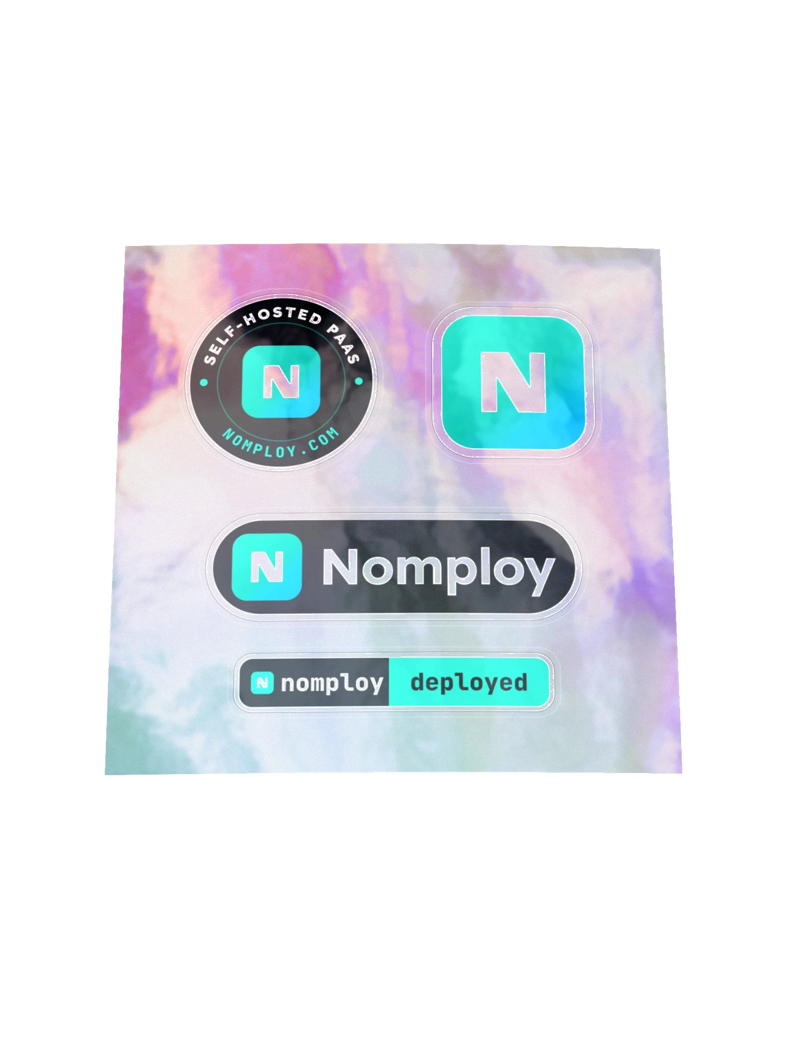 Nomploy Holographic Sticker Sheet product image (1)
