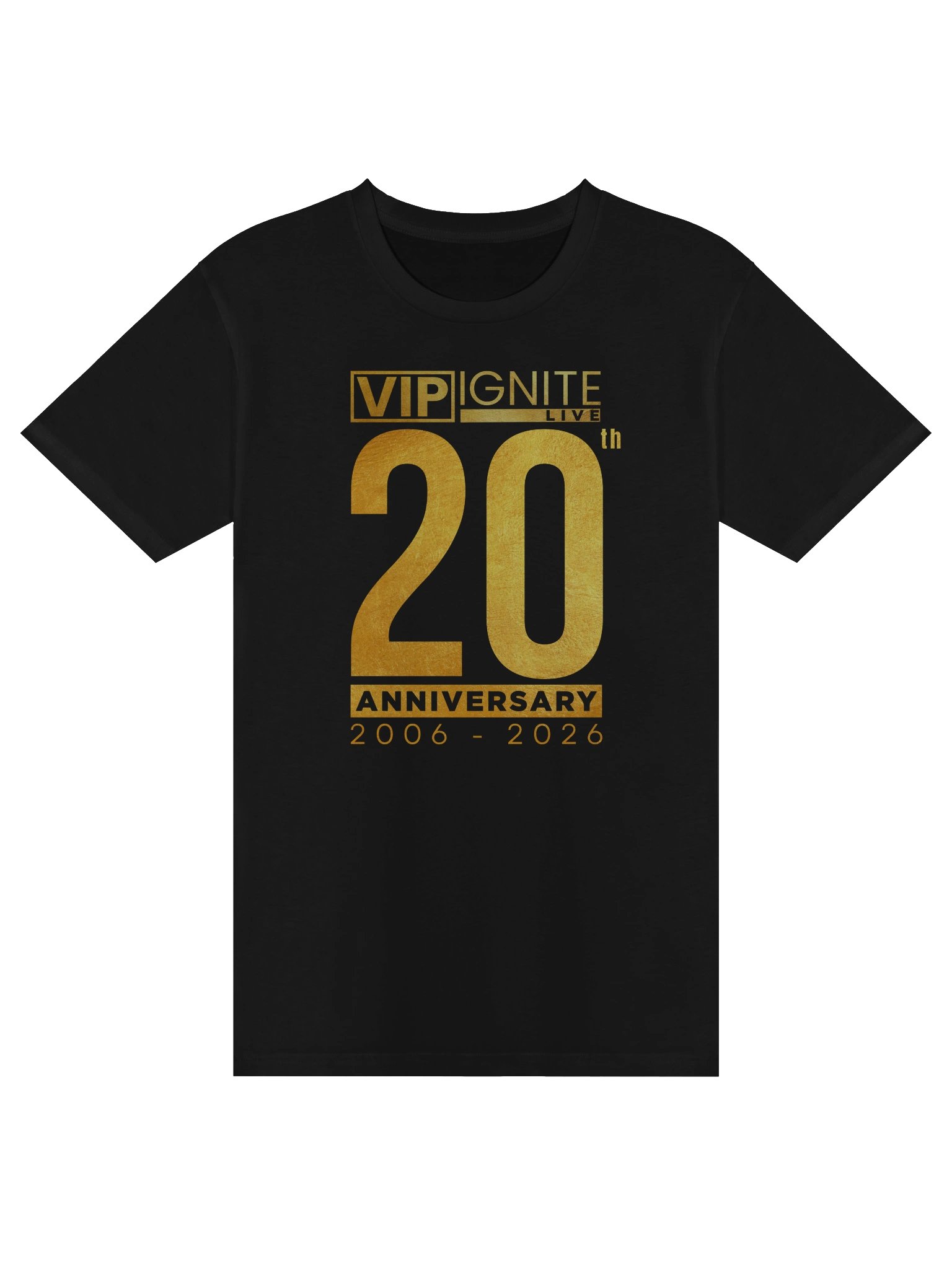 VIP IGNITE 20th Anniversary Tee – Gold Edition product image (2)