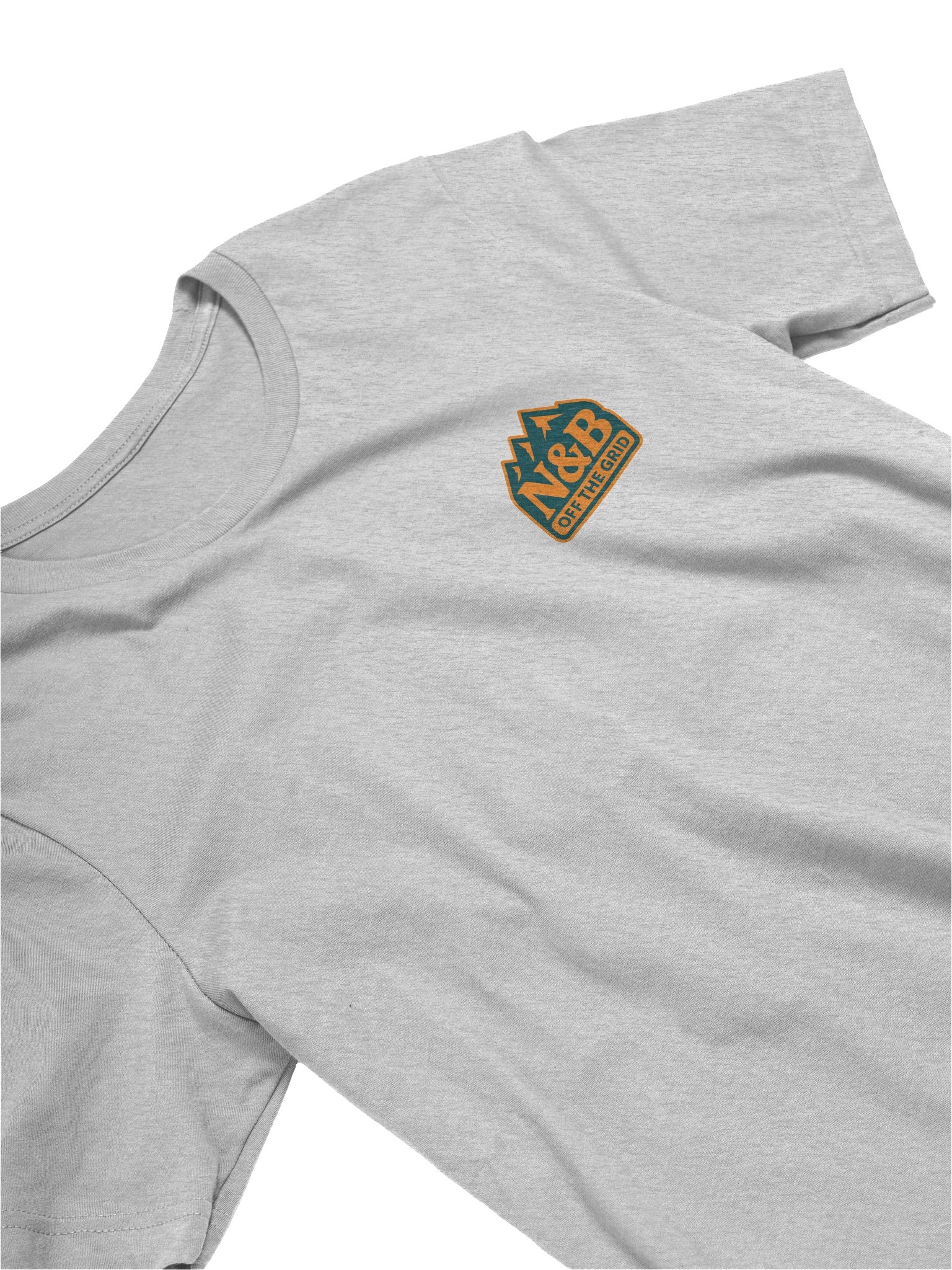 N&B Orange/Blue Off the Grid Grey Tee product image (1)
