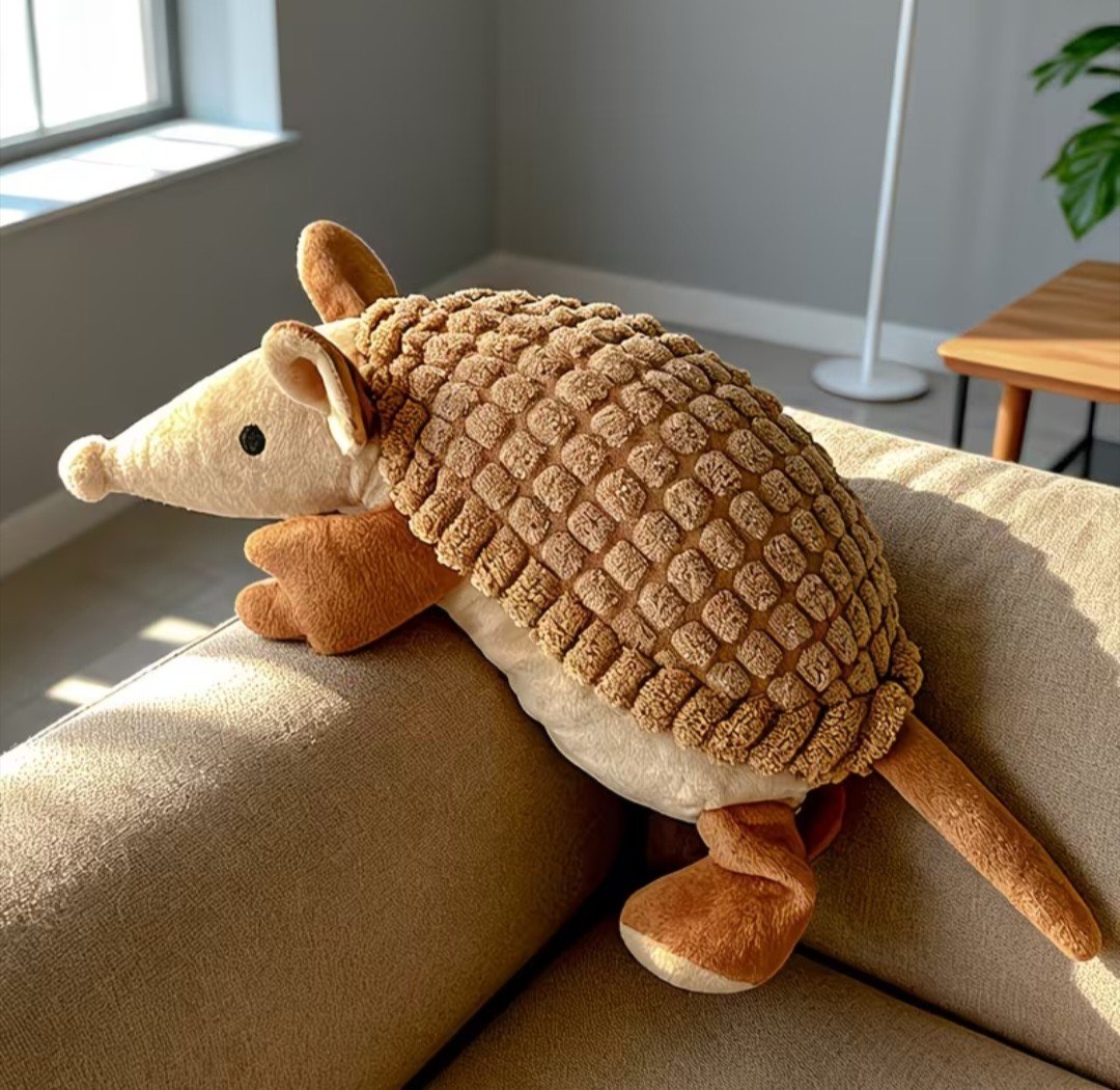 Cute XL Armadillo Durable Dog Chew Toy product image (4)