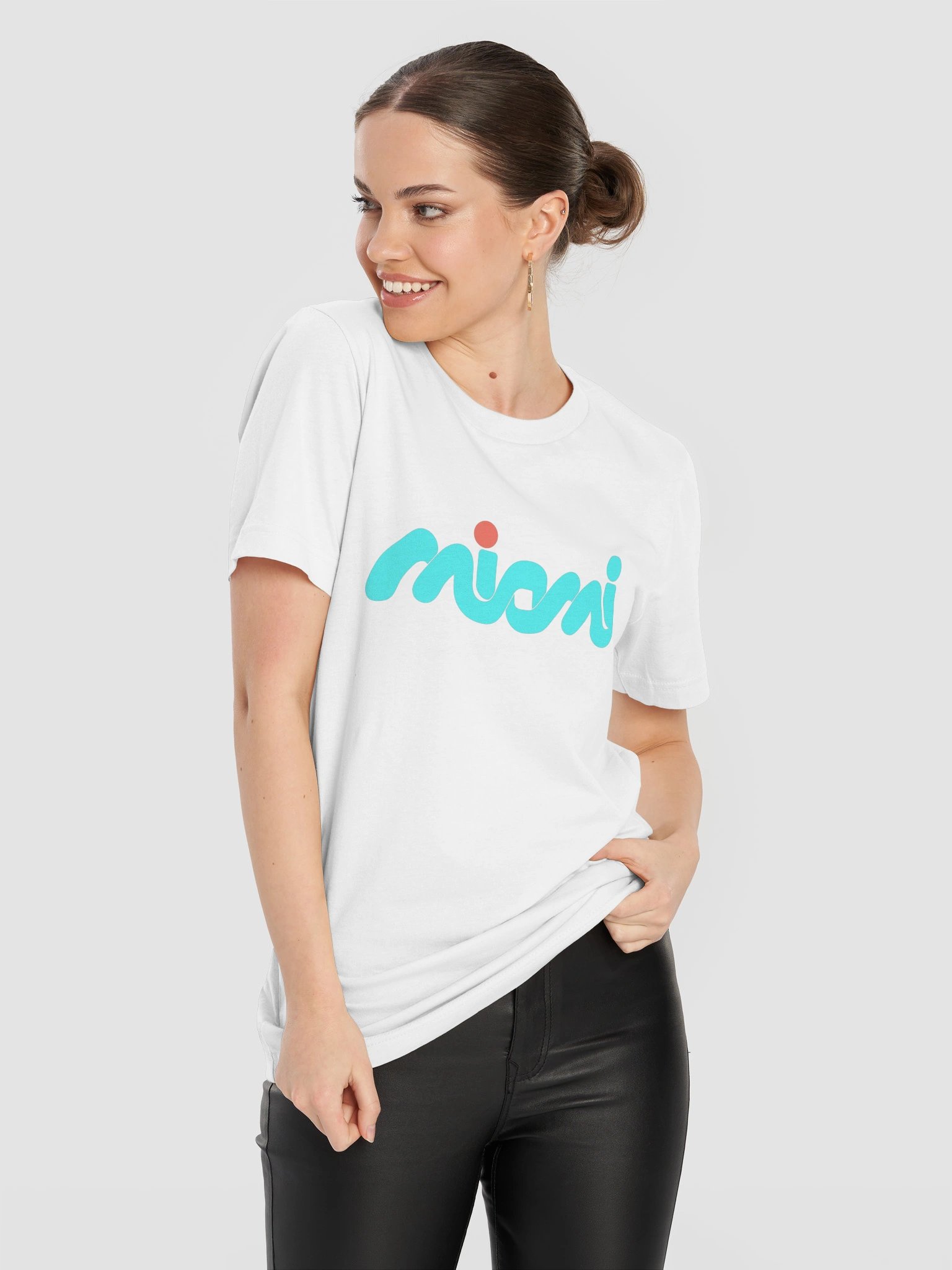 Miami Turquoise Script Wordmark Tee product image (11)