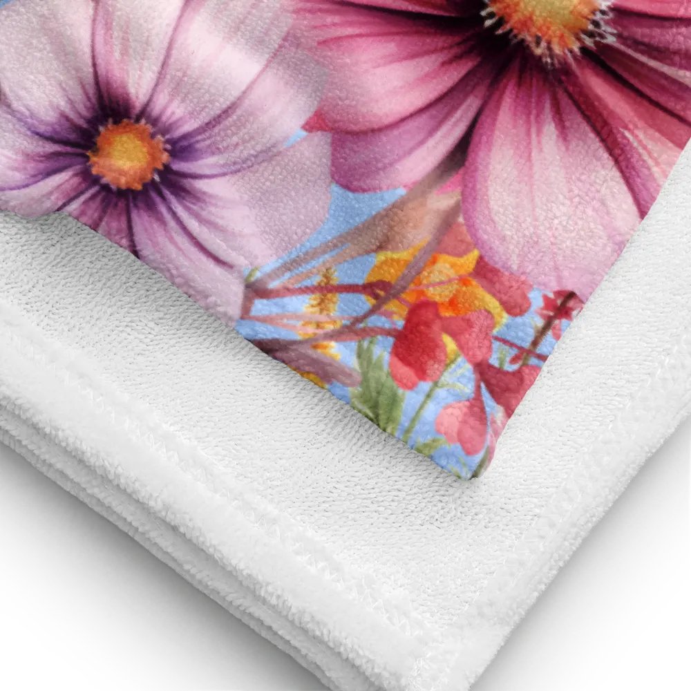 Hippo with flowers Towel product image (5)