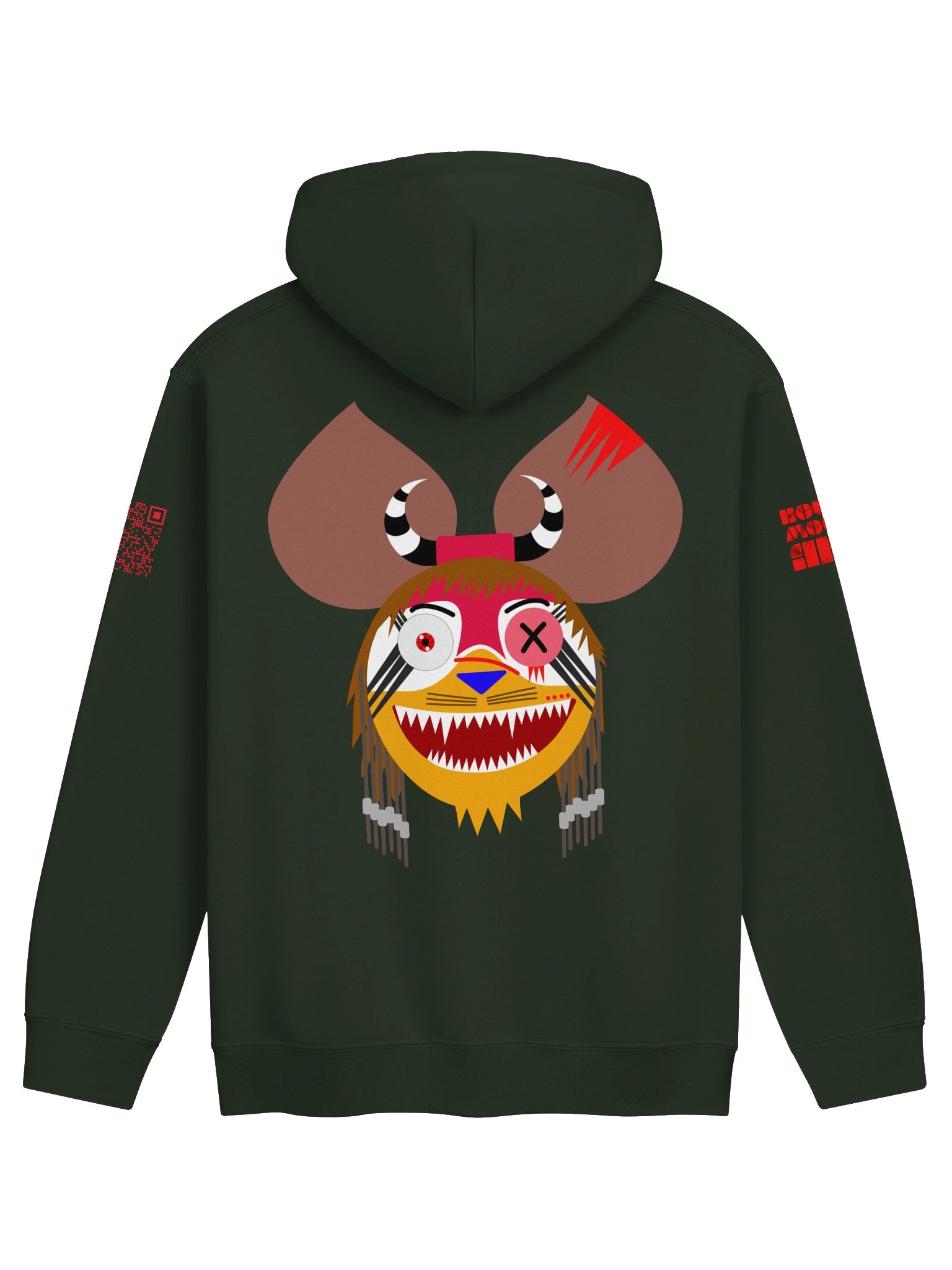 TYRANNOCANIS Red Monster Graphic Hoodie product image (2)