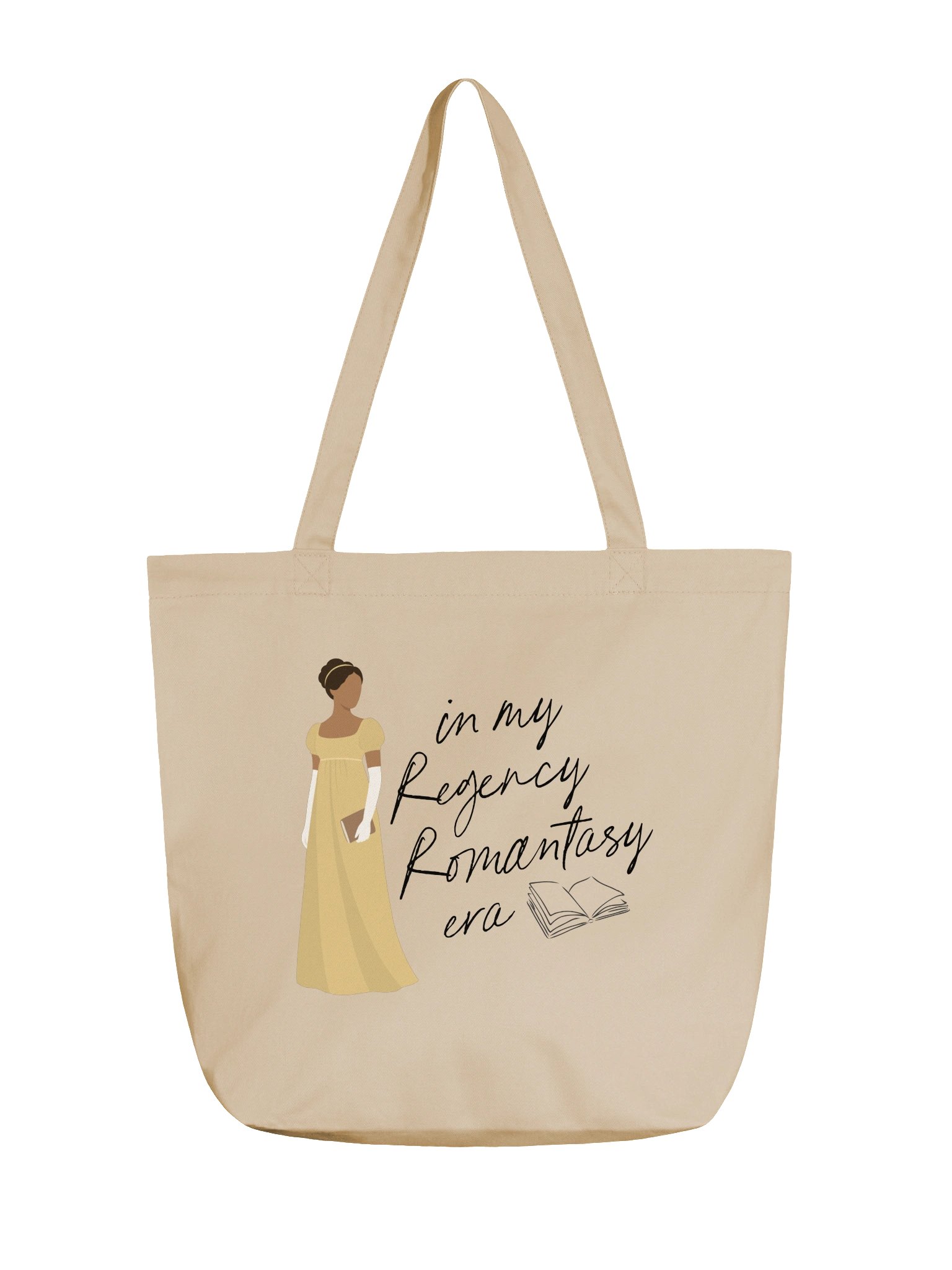 Regency Romantasy Era Econscious Tote Bag | YELLOW product image (1)