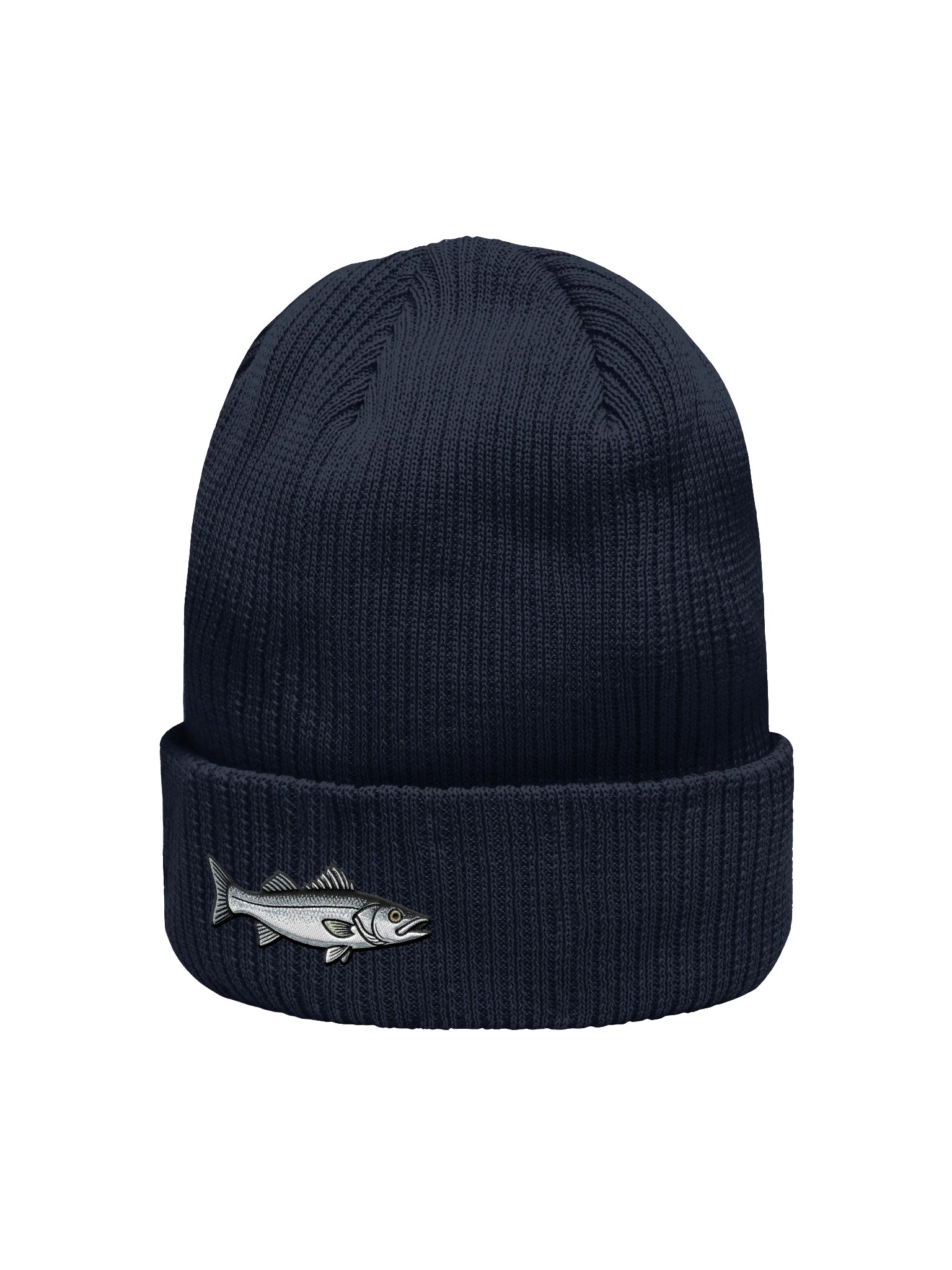 Embroidered Sea Bass Beanie Hat product image (2)