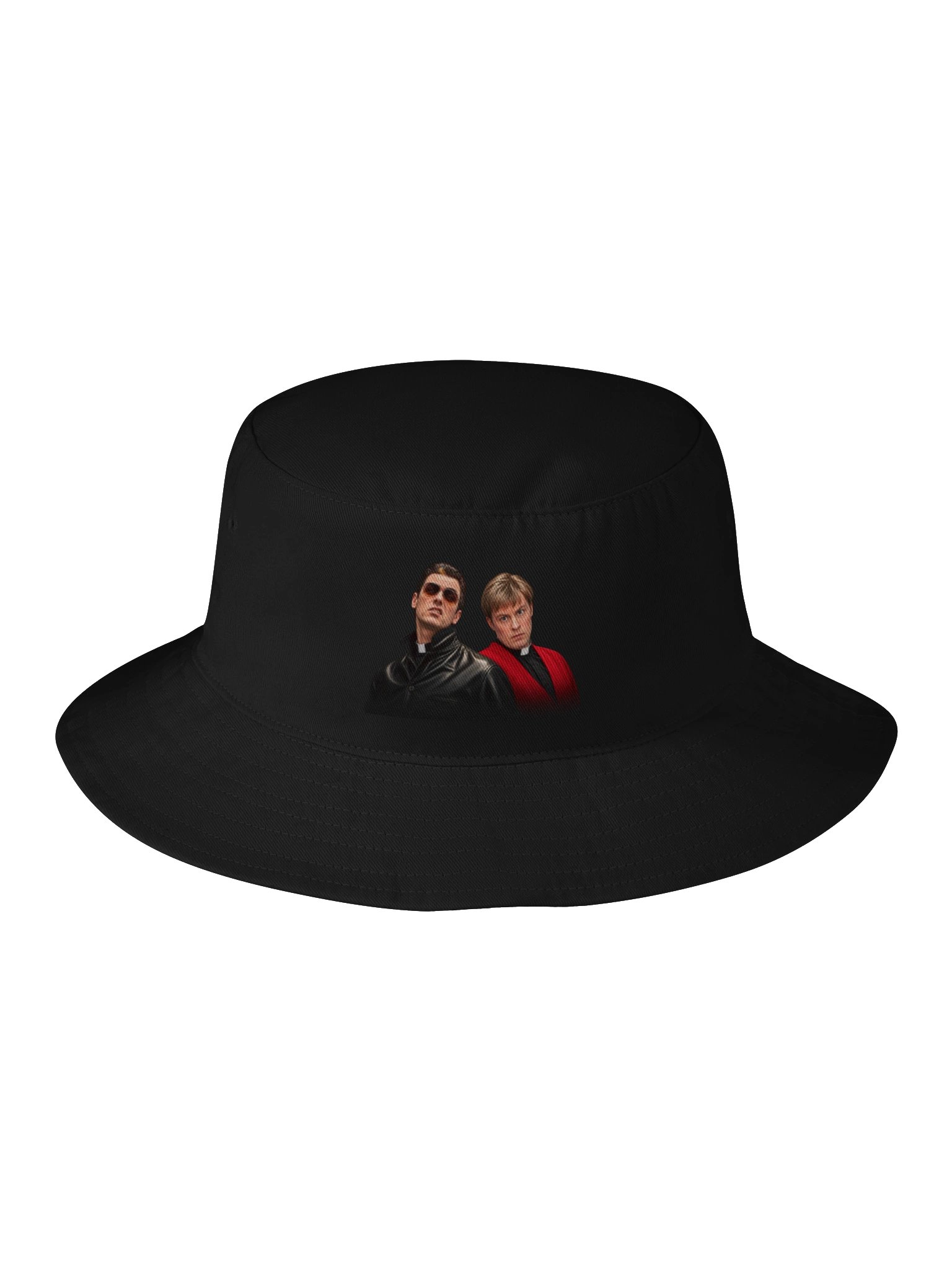 Two Priests Bucket Hat | 90s Irish Comedy Inspired Black Bucket Hat product image (1)