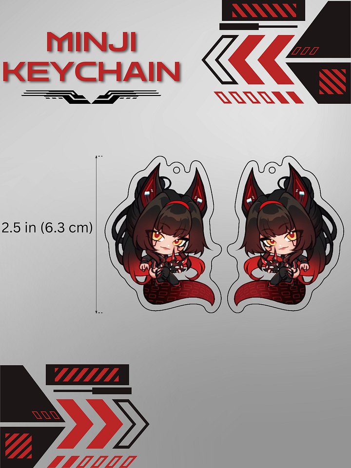 Minji Chibi Keychain product image (1)
