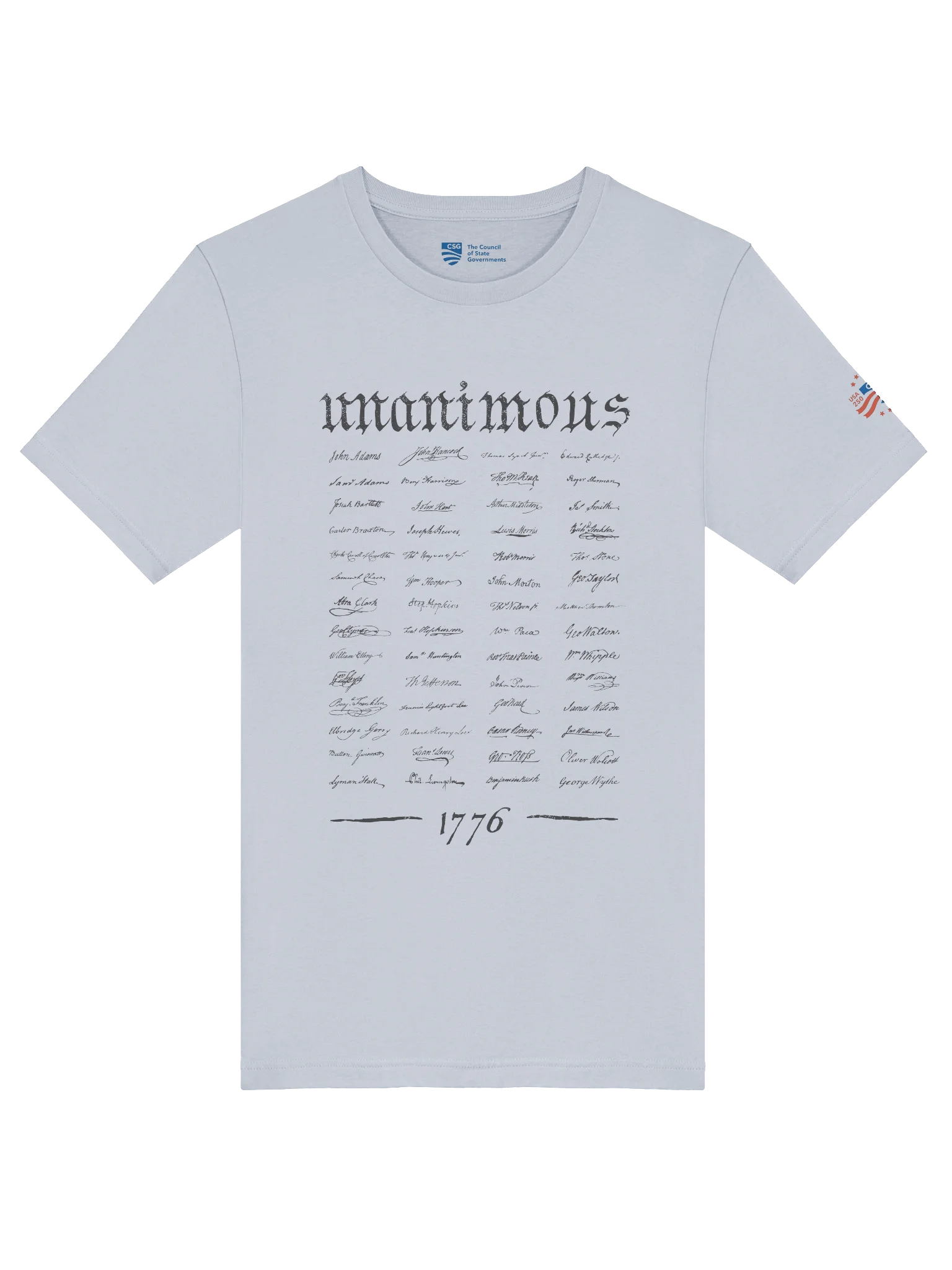 Unanimous 1776 Signers — Tee product image (5)
