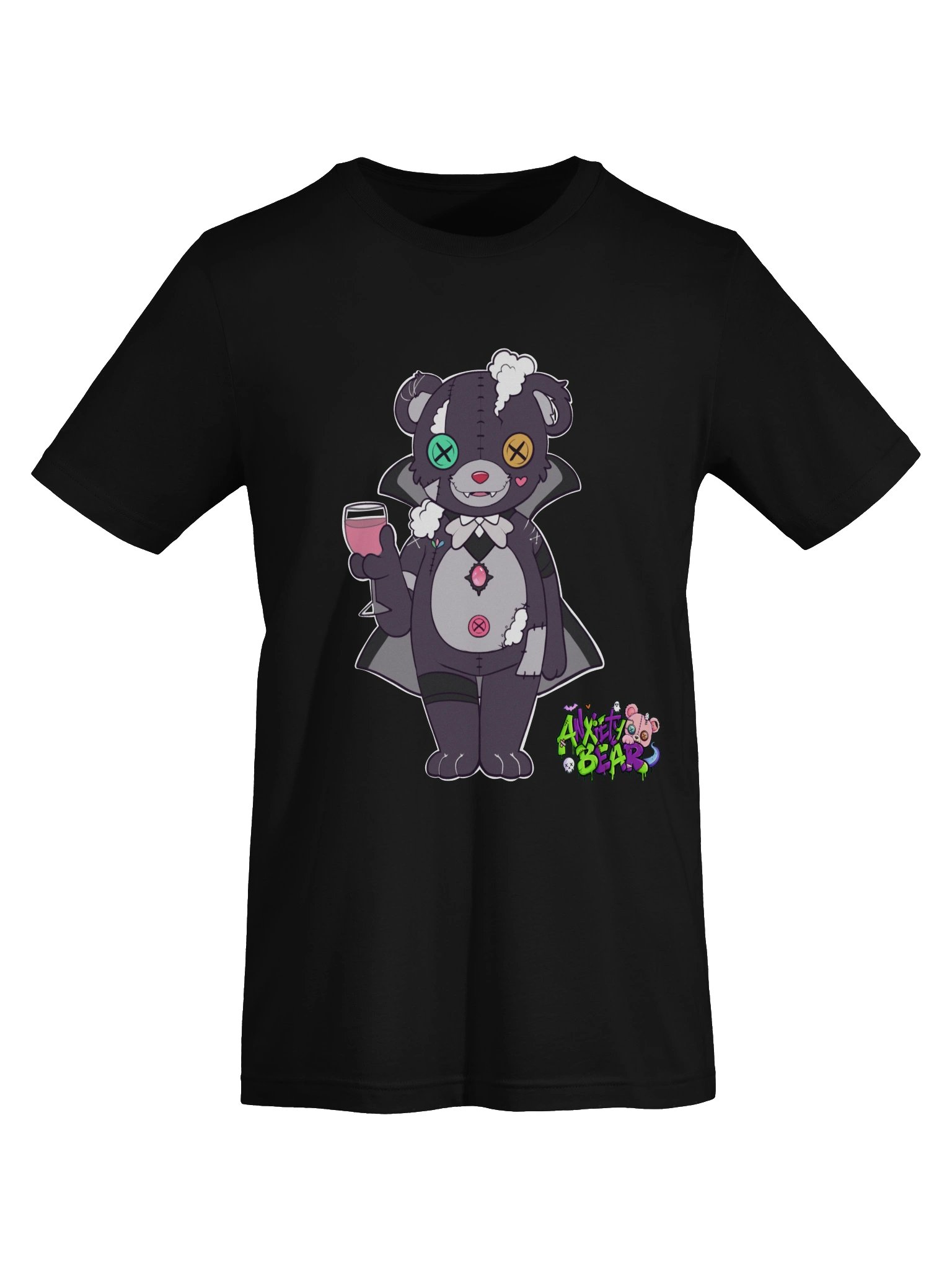 Anxiety Bear Scare Bear Tshirt: VampBear product image (49)
