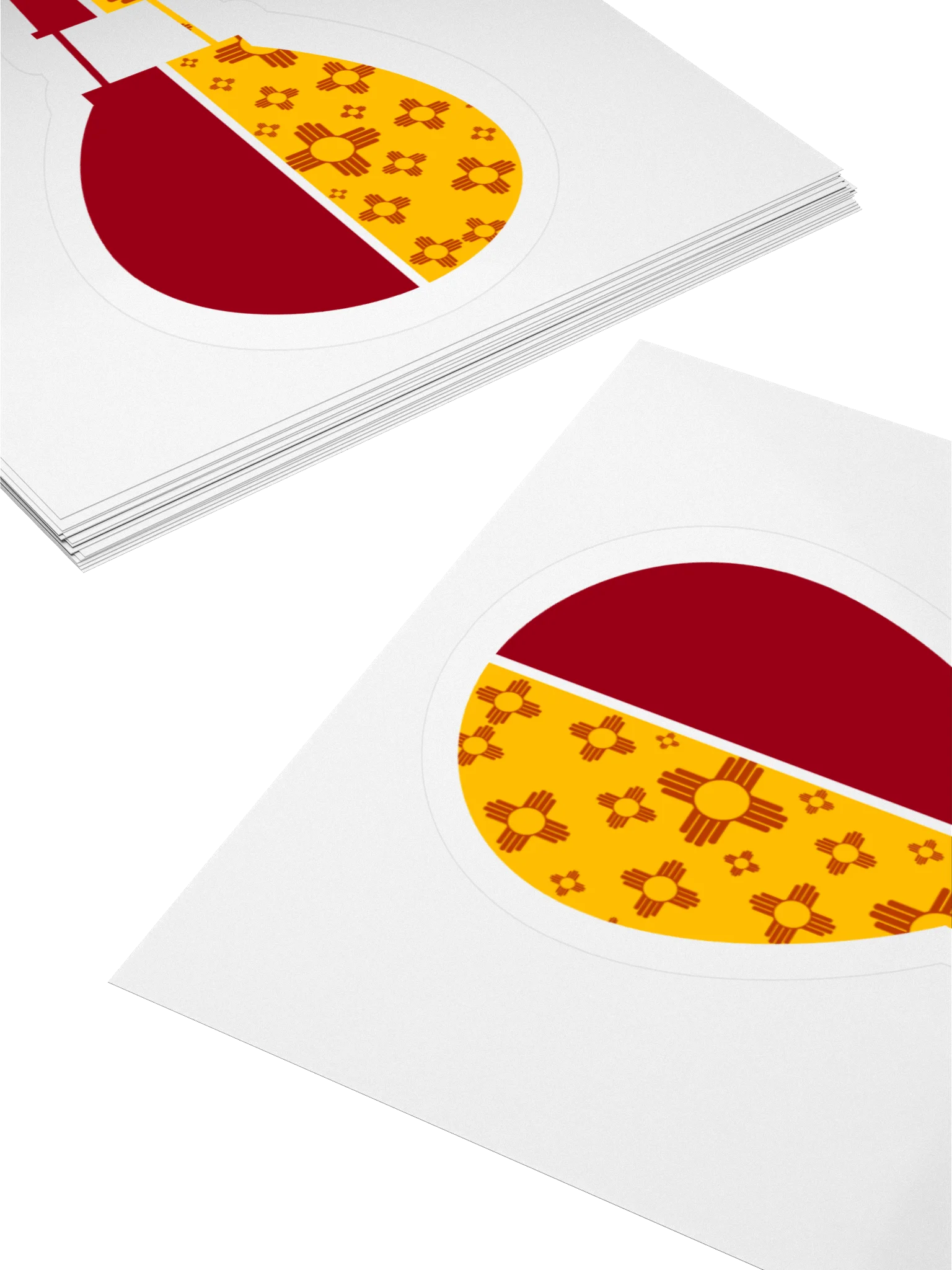 Zia Symbol Hot Air Balloon Kiss Cut Stickers product image (4)